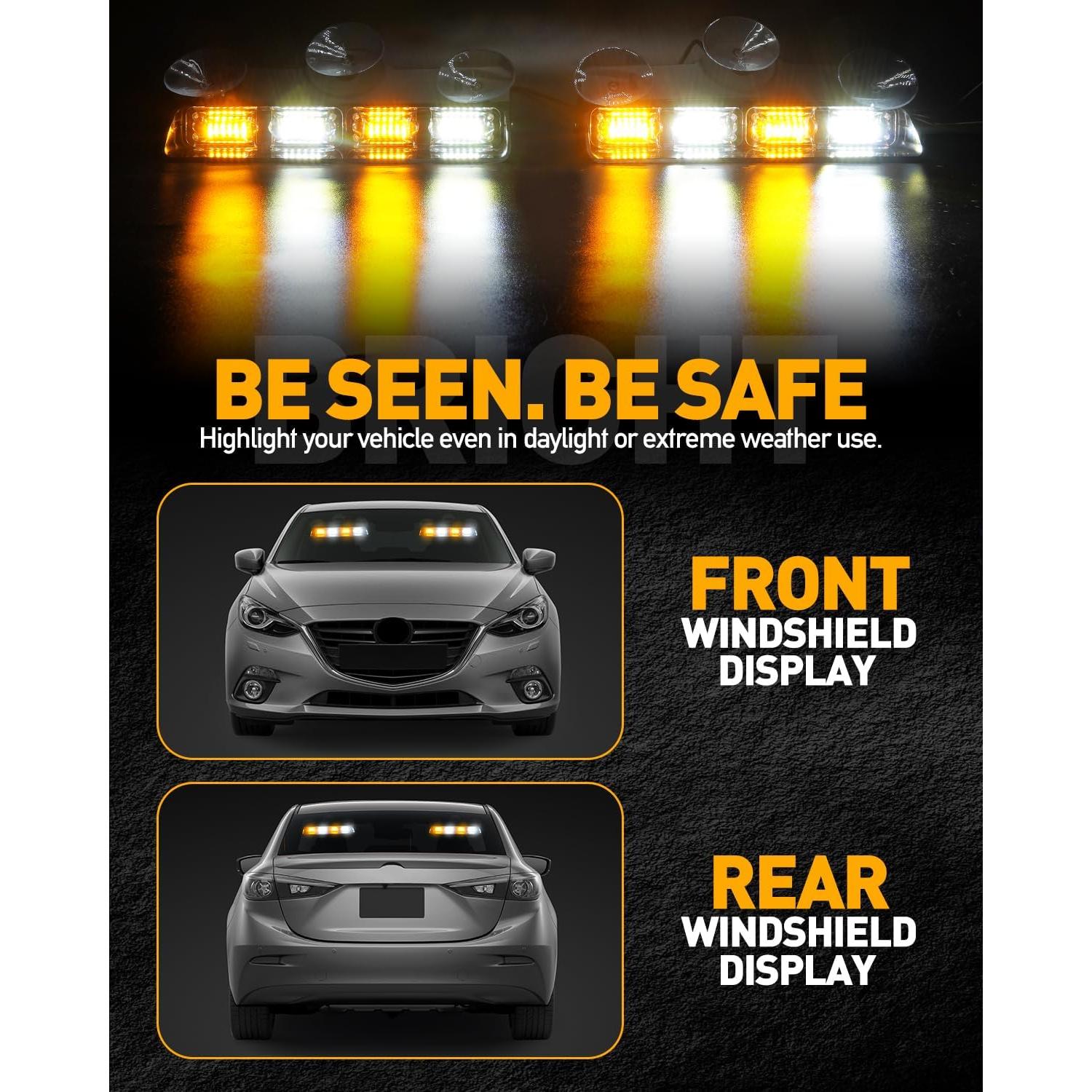 Luces Estroboscópicas de Emergencia HLauto 2002L 48 LED