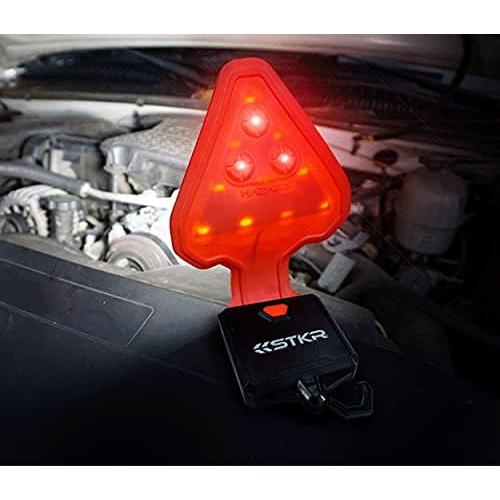 Kit de Seguridad STKR Concepts FLEXIT AUTO con Linterna LED 200 Lúmenes y Chaleco Naranja