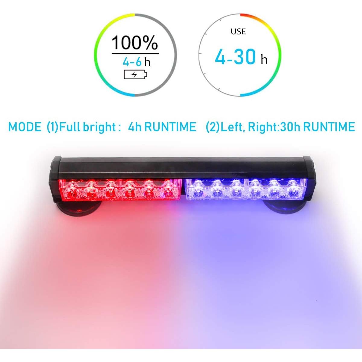 Barra de Luz de Emergencia Inalámbrica LE-JX 31.5 cm LED 12V