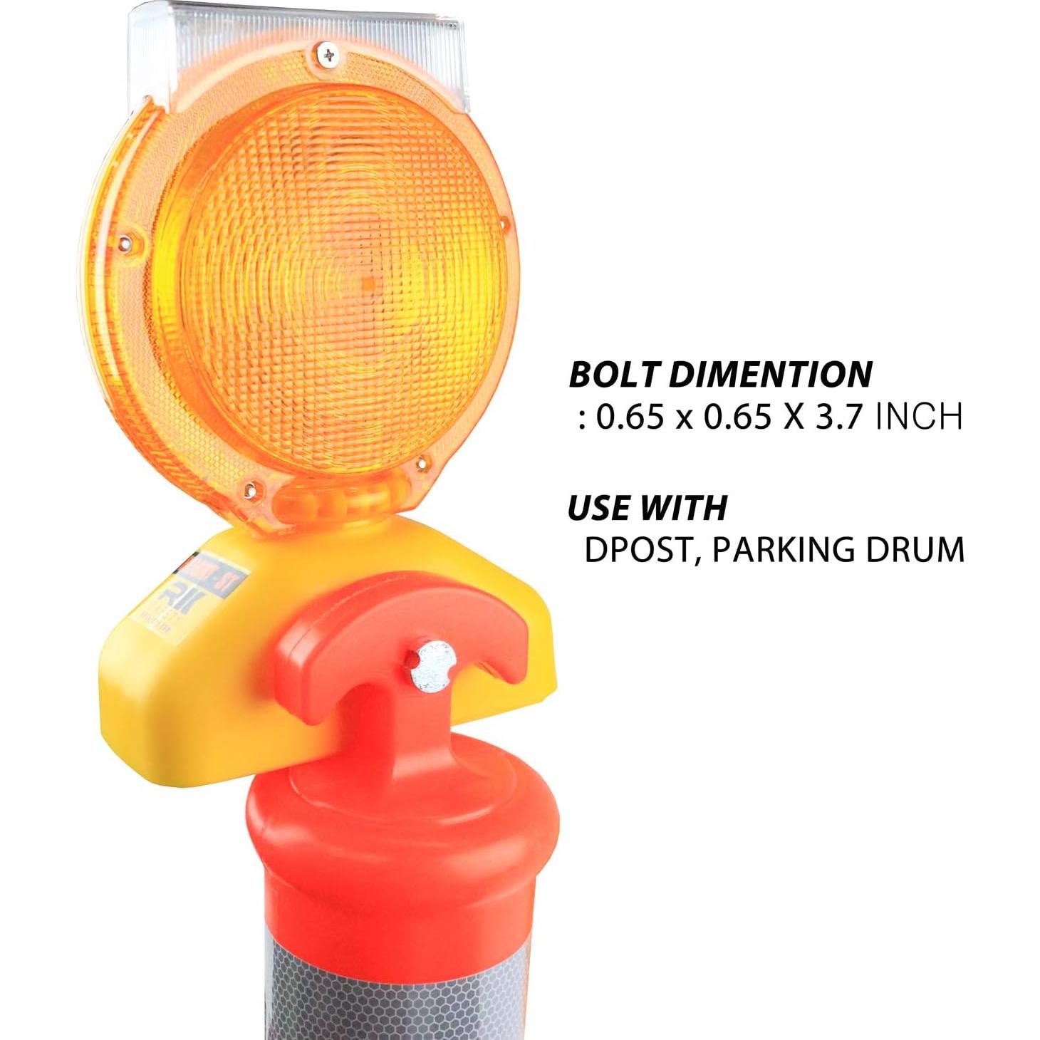 Luces de Advertencia LED Ámbar Solar RK Safety BLIGHT-ST