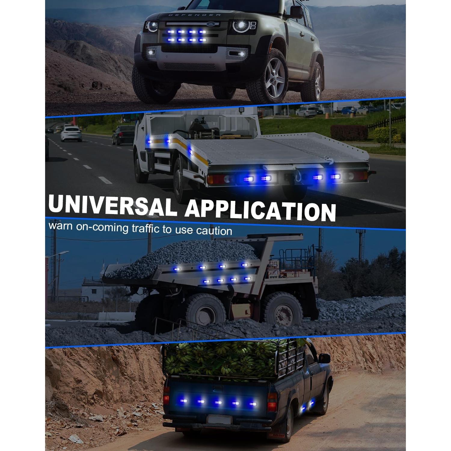 Luces Estroboscópicas de Emergencia AnTom AT-00824ZW-BW 24 LED