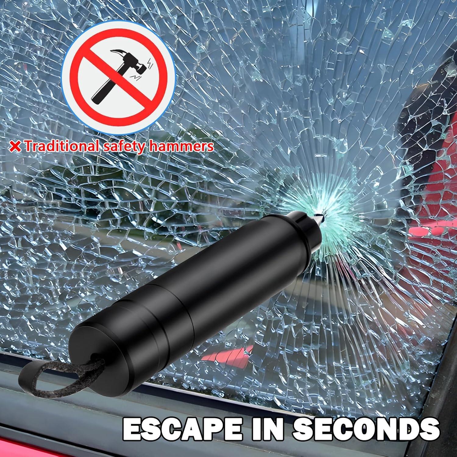 Kit de Rescate PIFOOG 4 en 1: Rompedor de Vidrio y Cortador de Cinturón