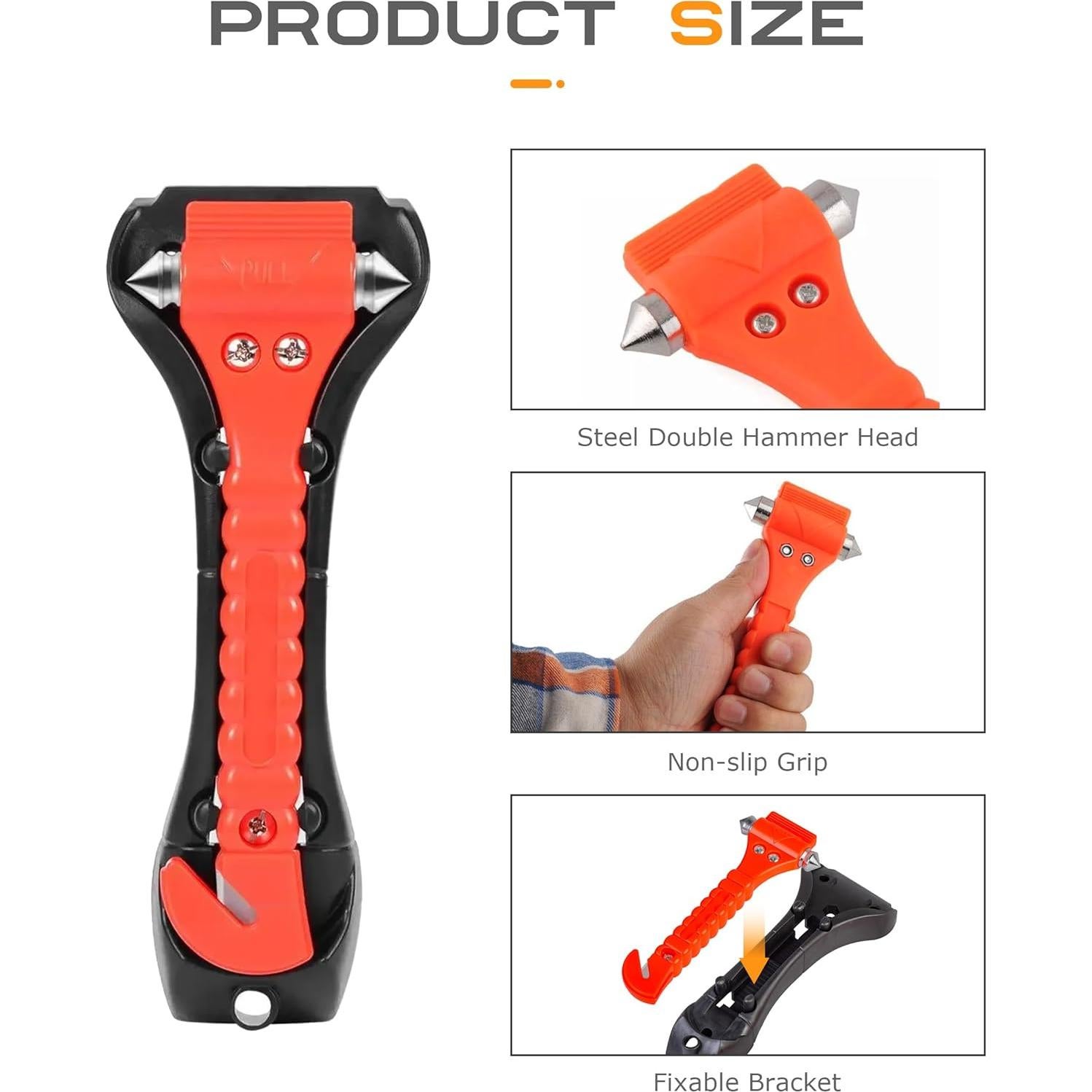 Rompeventanas y Cortador de Cinturón SCUARI 2 en 1 - 3PCS