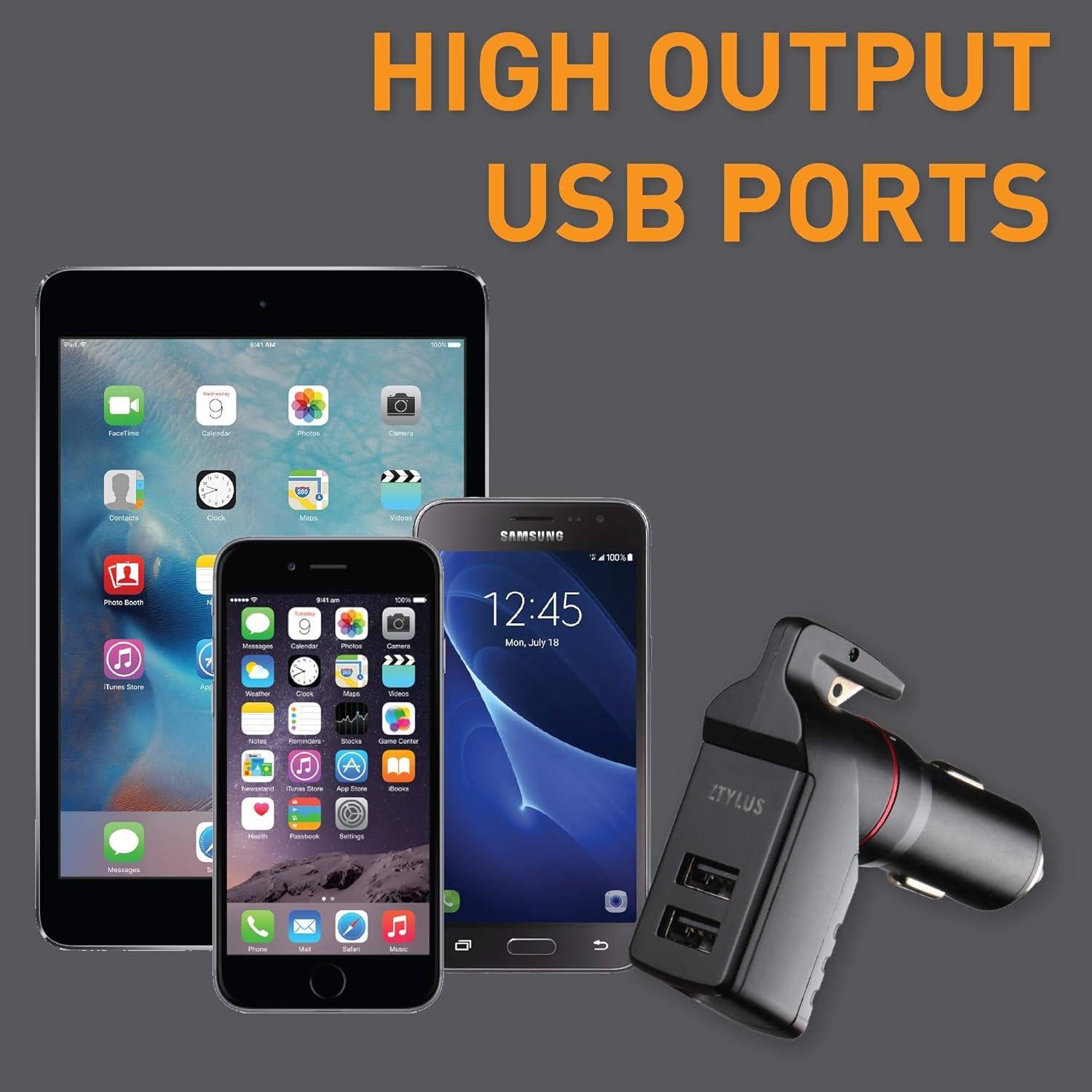 Herramienta de Escape de Emergencia Ztylus Stinger Plus Negra