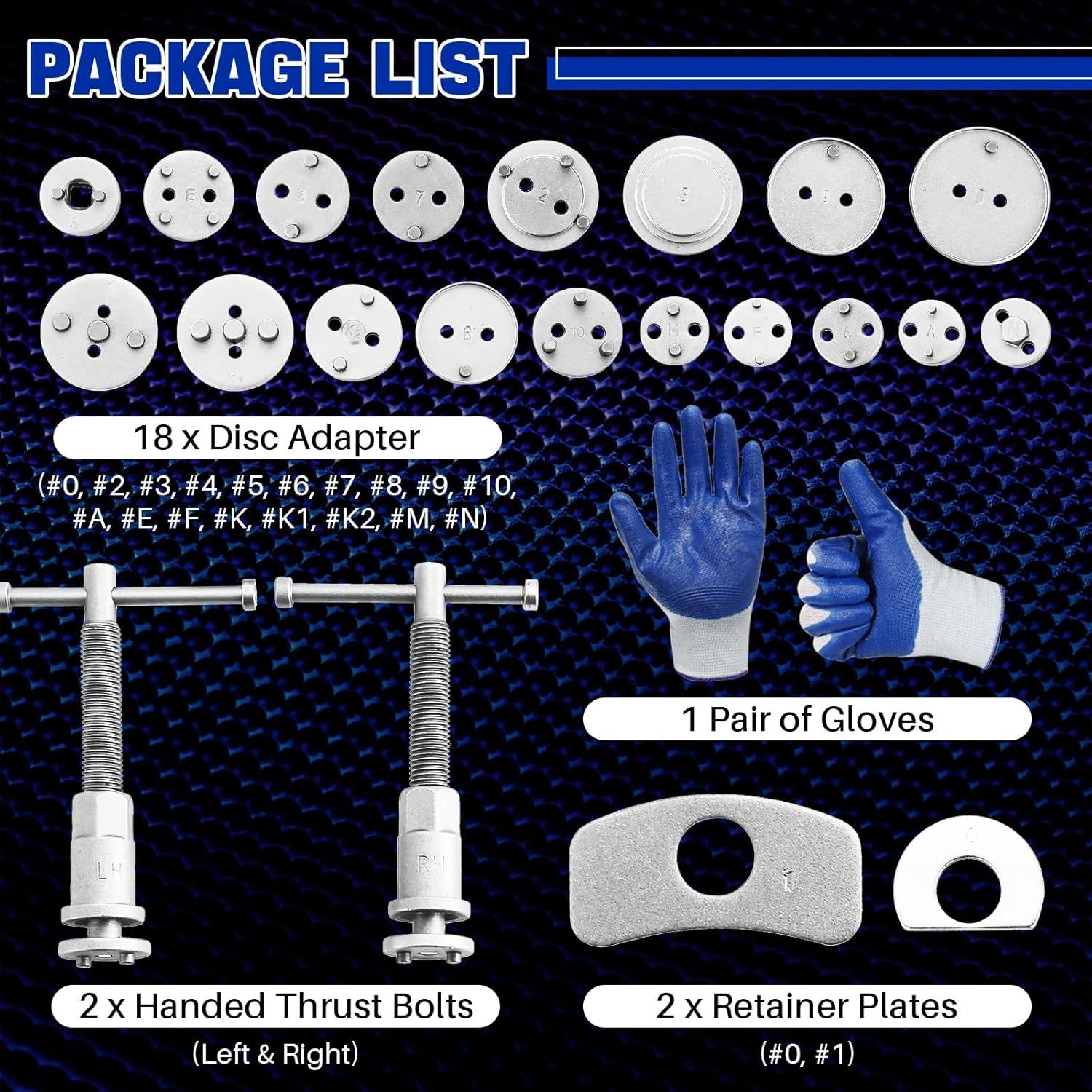 Juego de Herramientas para Caliper de Freno DASBET 24 Piezas