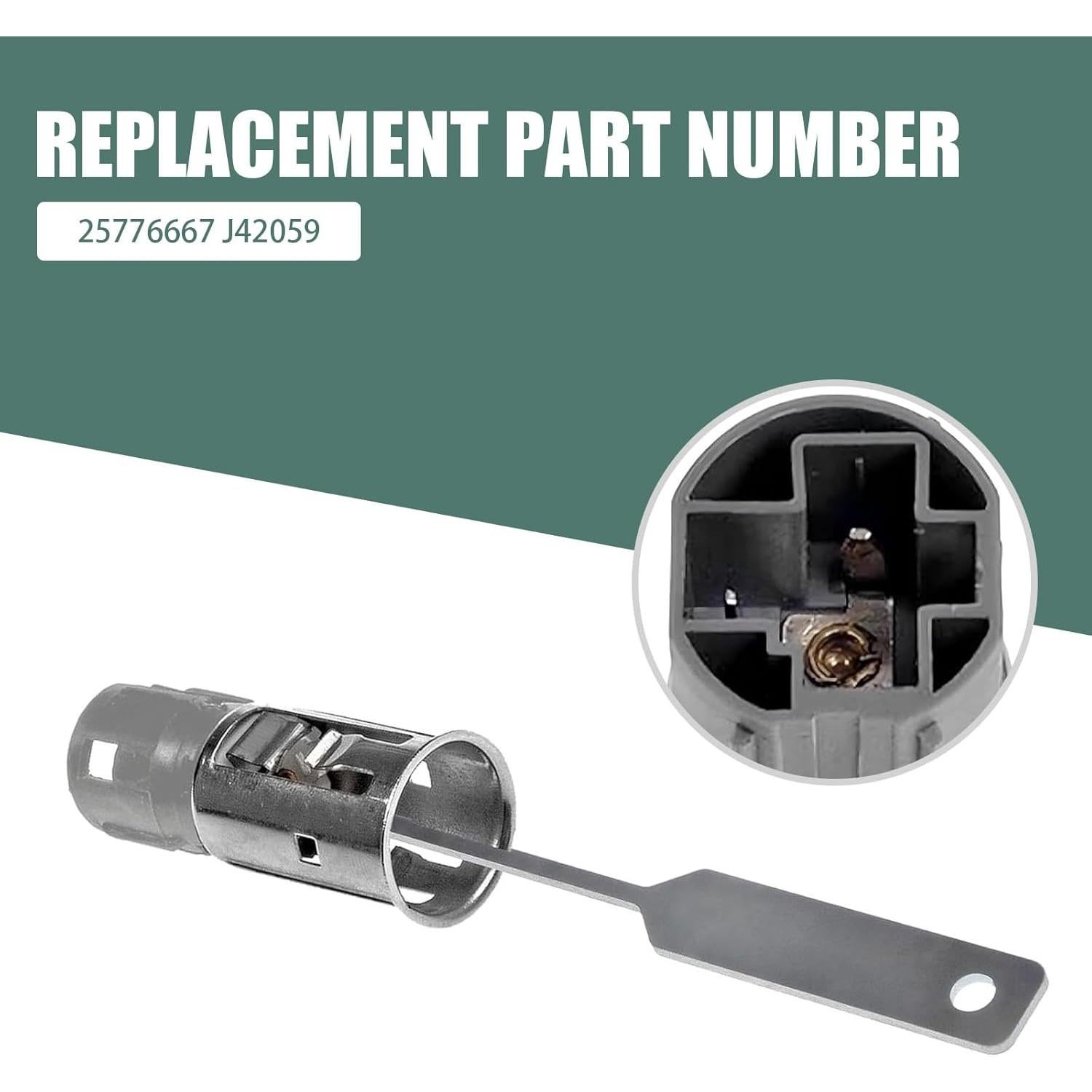 Toma de Encendedor de Cigarrillos Merdege MERDZ2607SI-2PC para GM