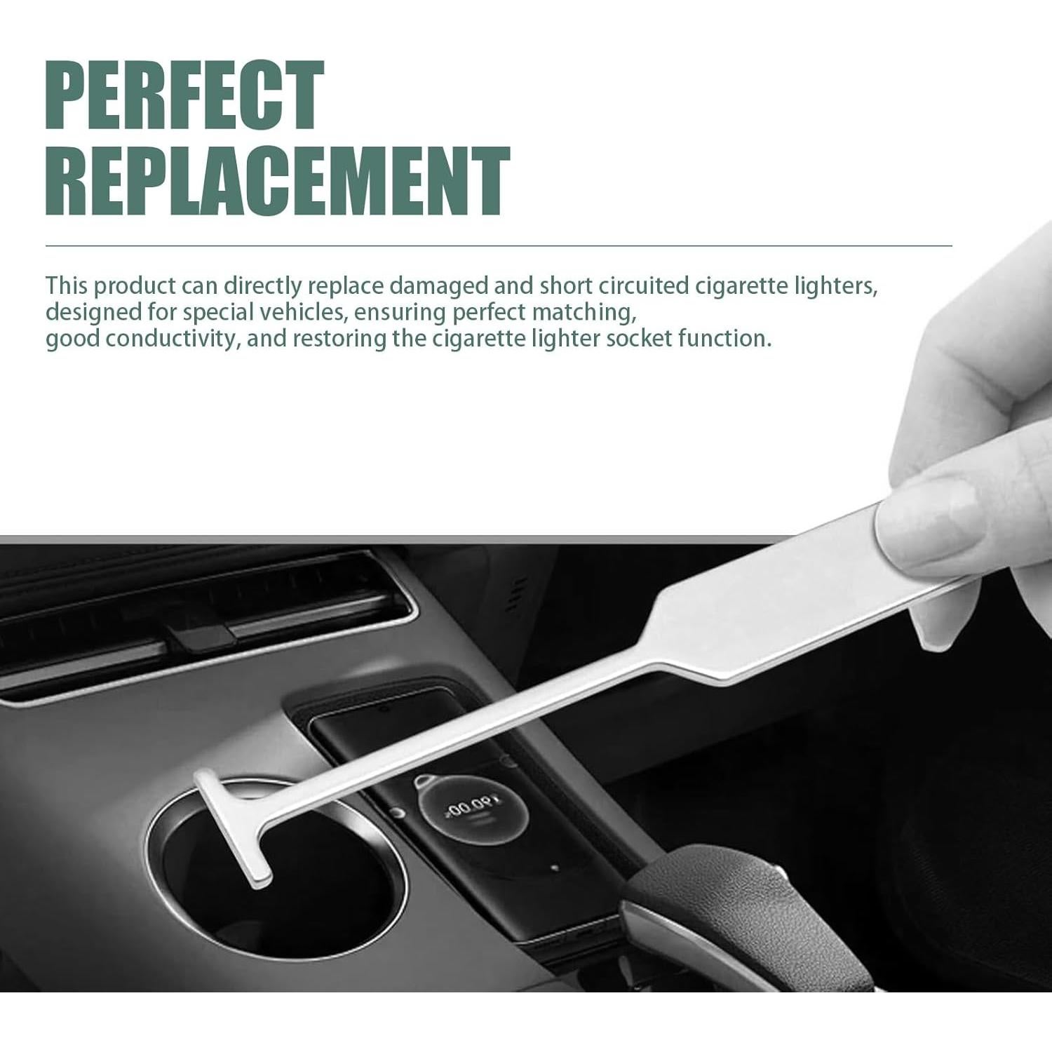 Toma de Encendedor de Cigarrillos Merdege MERDZ2607SI-2PC para GM