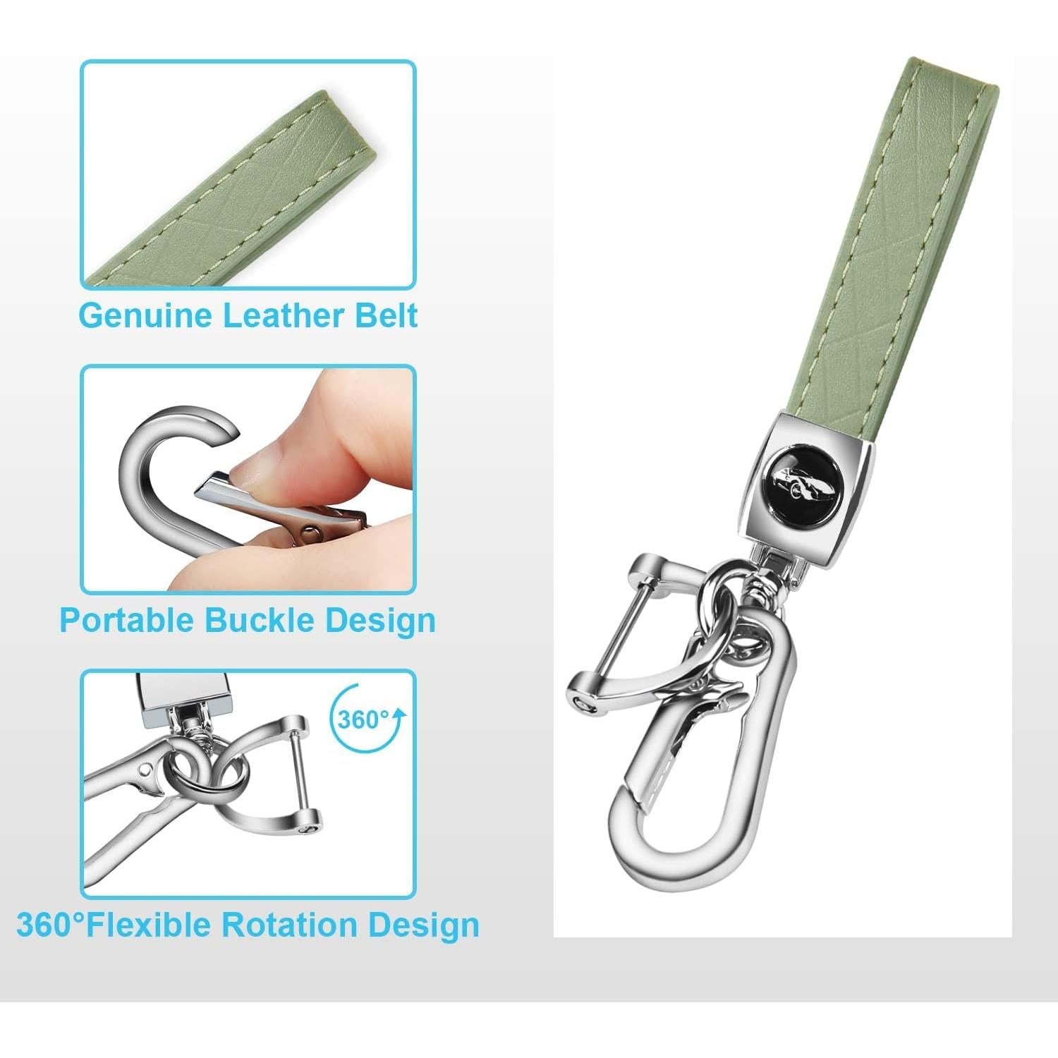 Cubierta de llavero Ford MILD EAST TPU Verde para Explorer, F150