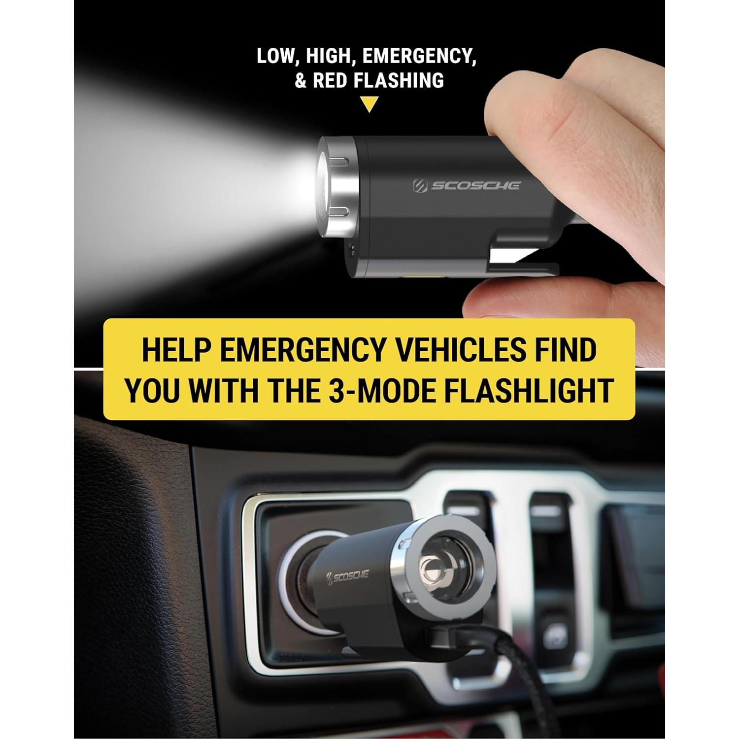 Kit de Seguridad para Vehículos Scosche GoBat Pro 5-en-1