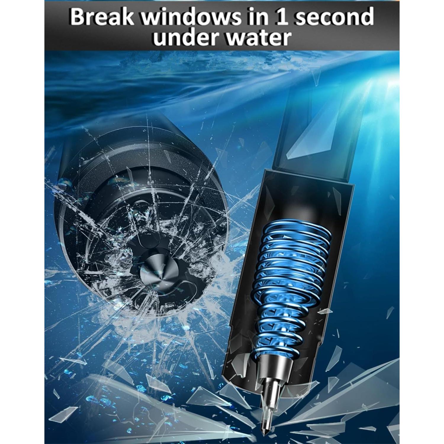 Cortador de cinturón y rompedor de vidrio MIDOGAT 2 en 1