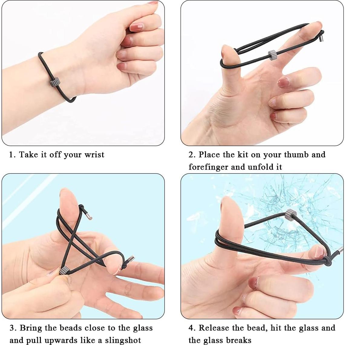 Rompeventanas de Coche Wevdn 2PCS con Carburo de Tungsteno