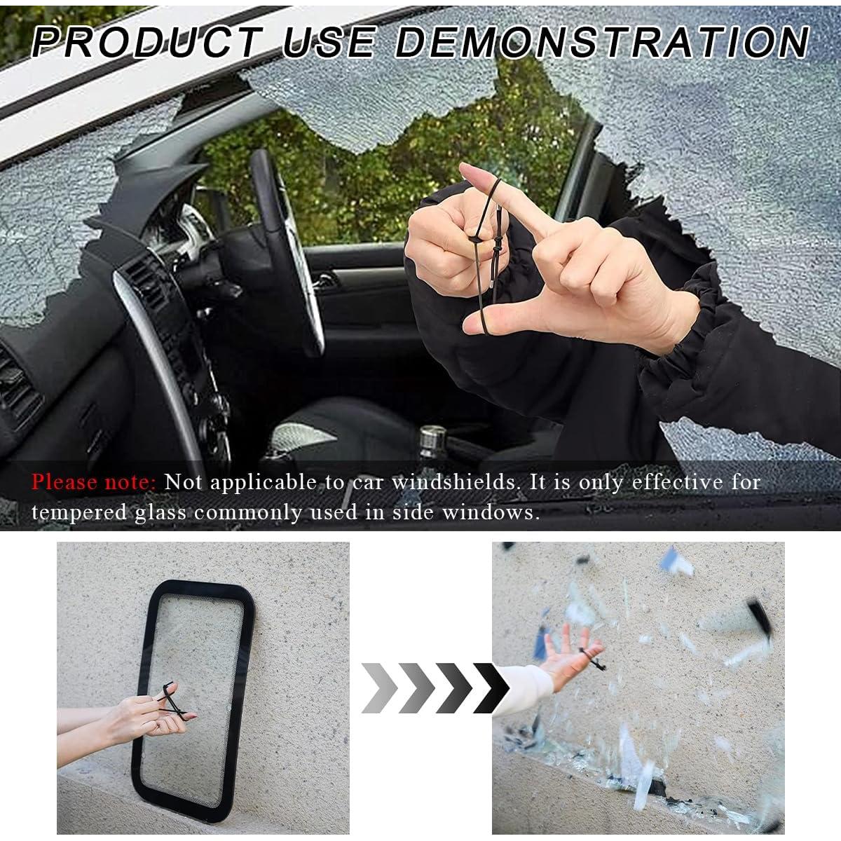 Rompeventanas de Coche Wevdn 2PCS con Carburo de Tungsteno