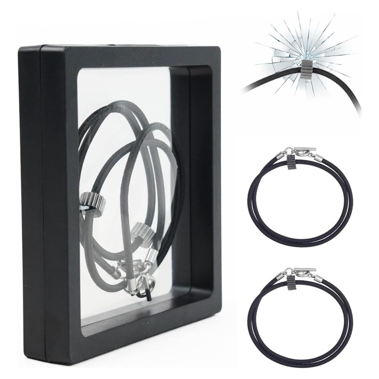 2 Pulseras Tácticas Rompe Ventana de Coche Genérico EDC