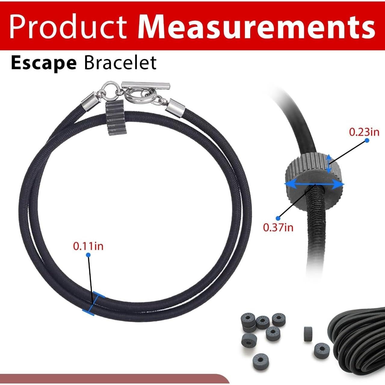 2 Pulseras Tácticas Rompe Ventana de Coche Genérico EDC