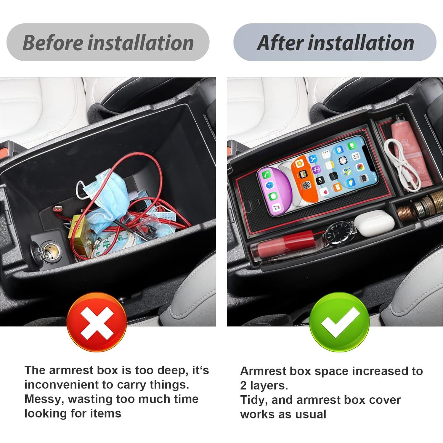 Organizador de Consola Central SKTU para Ford Escape 2020-2025