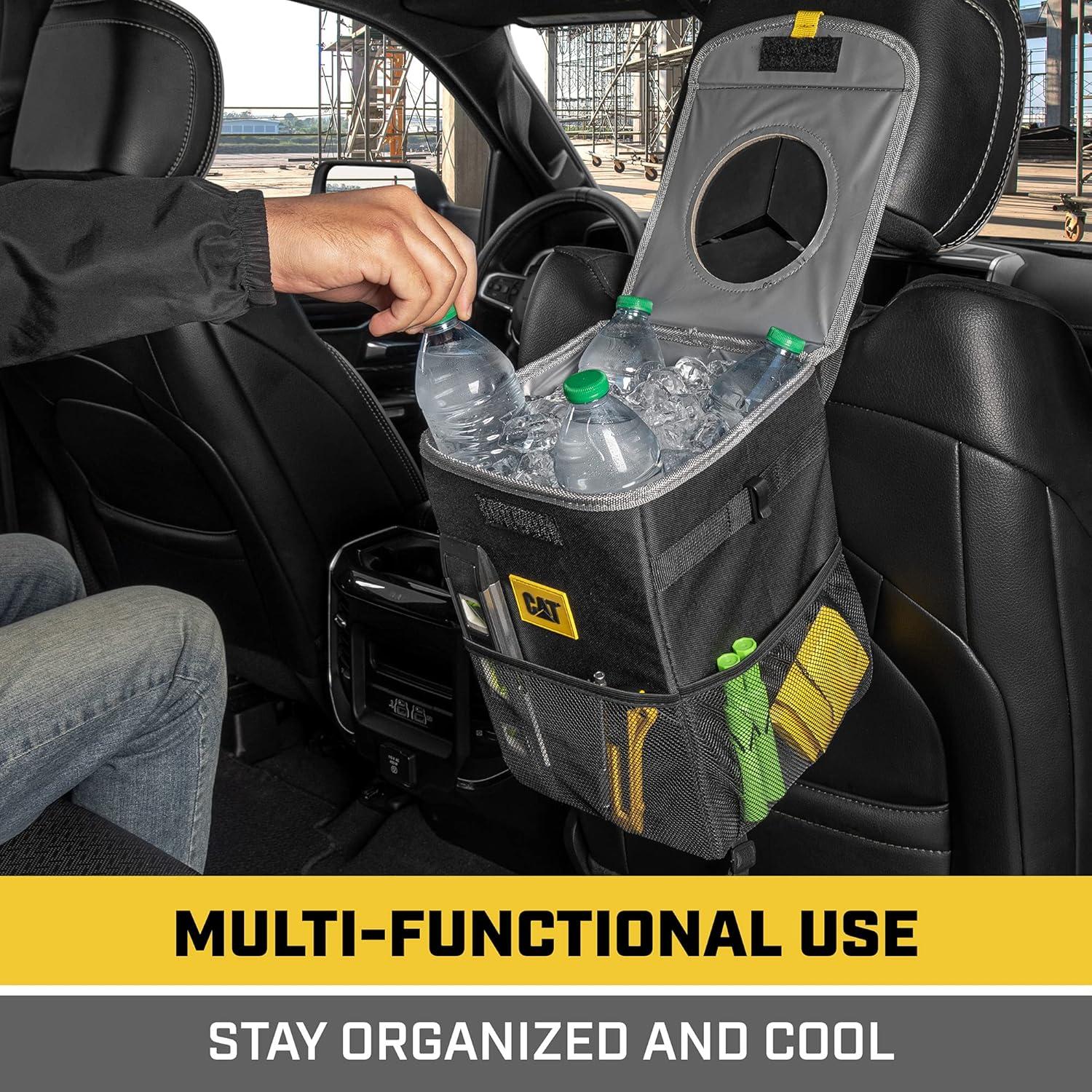 Basurero de Auto CAT Premium 9.1L con Tapa Antiderrame