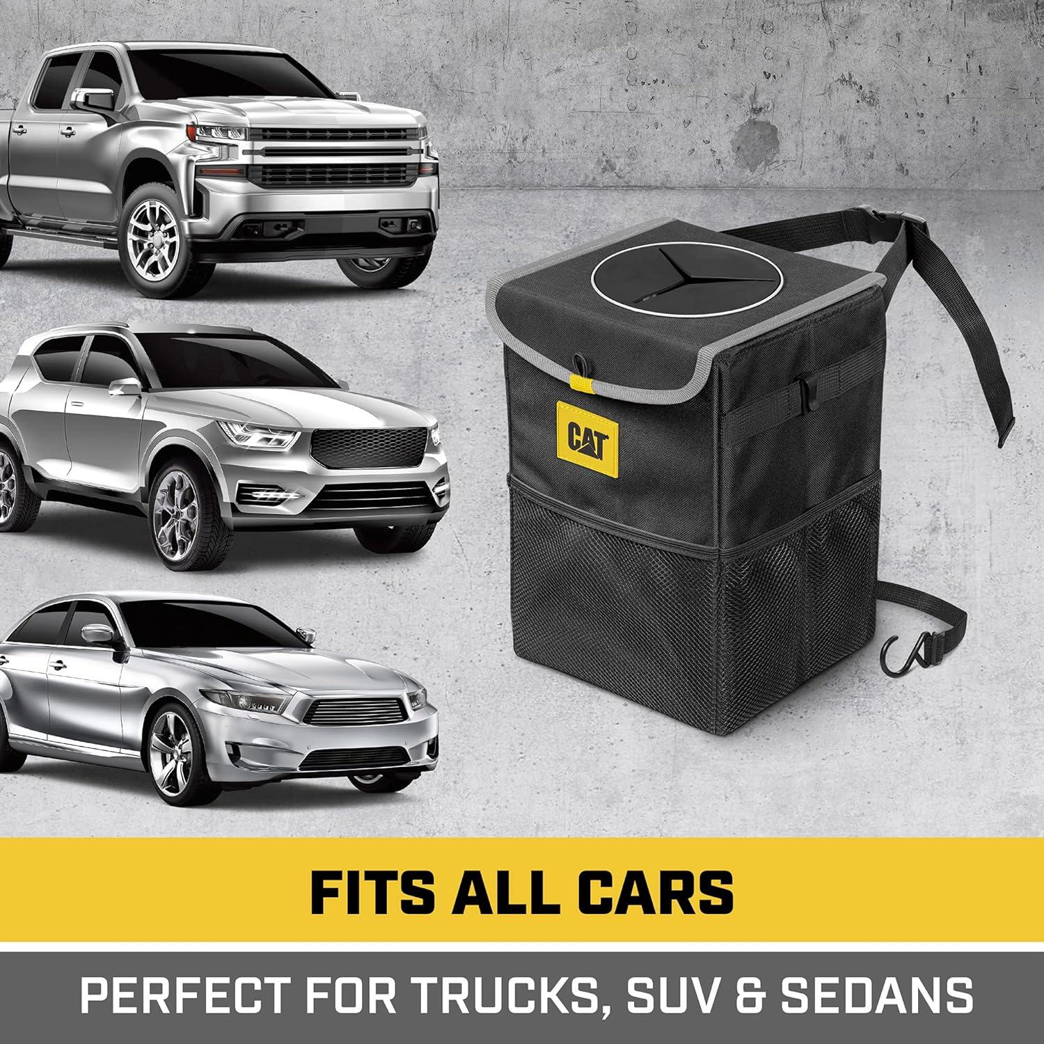 Basurero de Auto CAT Premium 9.1L con Tapa Antiderrame