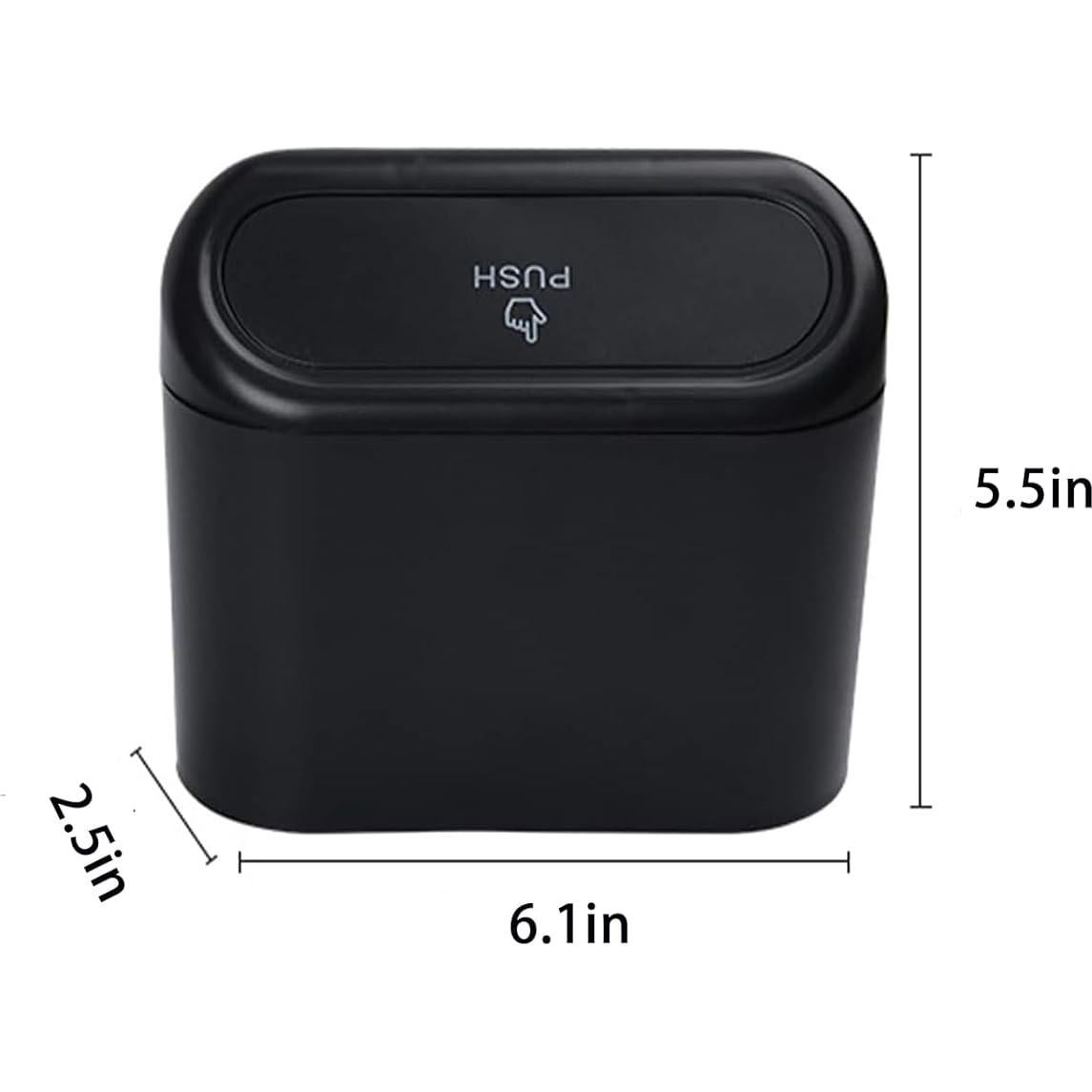 Mini Basurero de Coche Qiyue con Tapa - 2 Paquetes