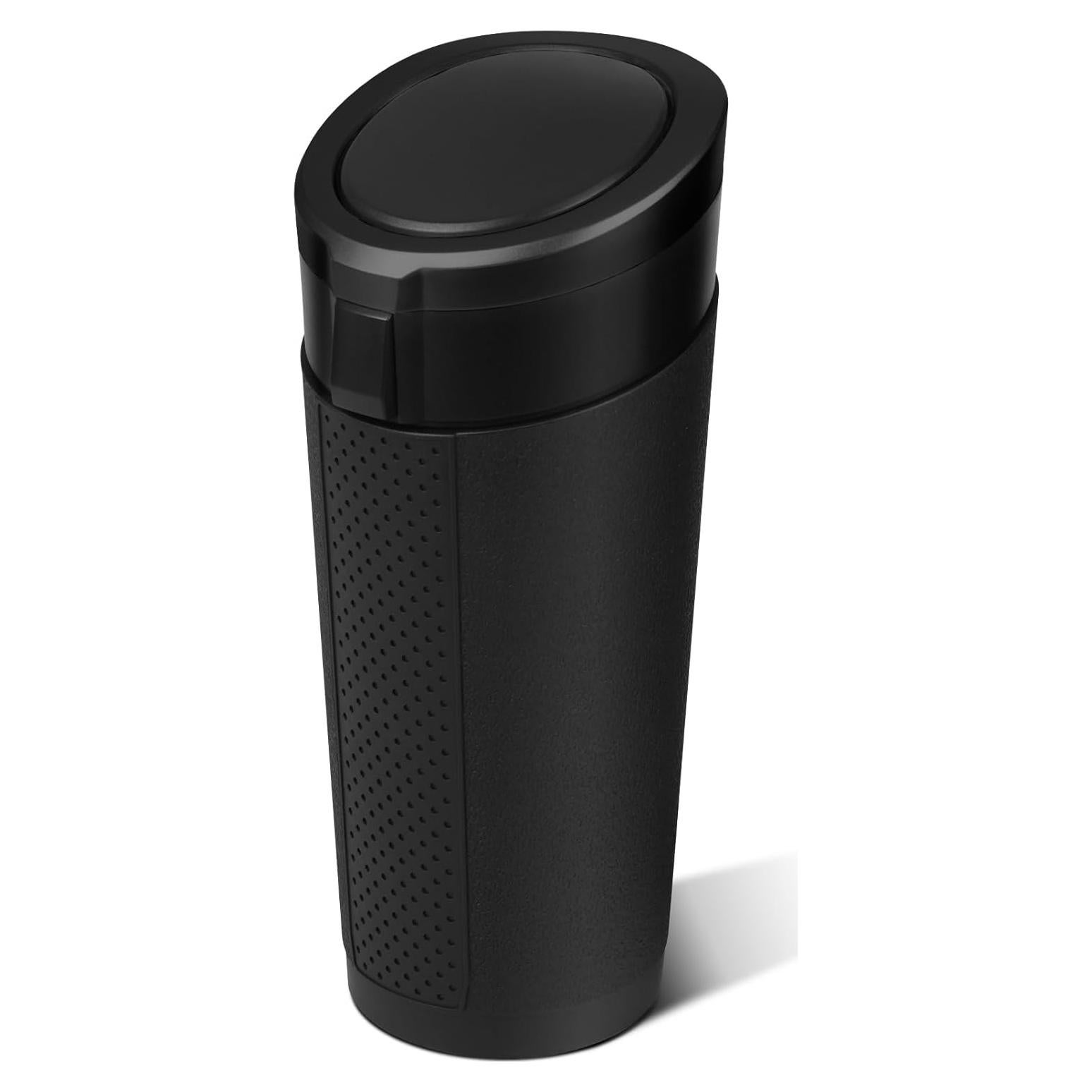 Bote de Basura para Auto LCMWHOP Negro a Prueba de Fugas