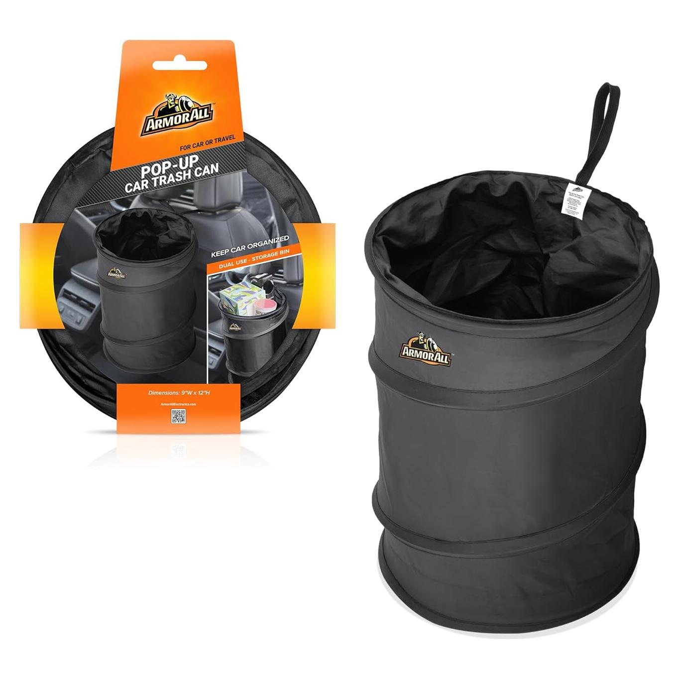 Bote de Basura Plegable Armor All 12.5L Impermeable para Auto