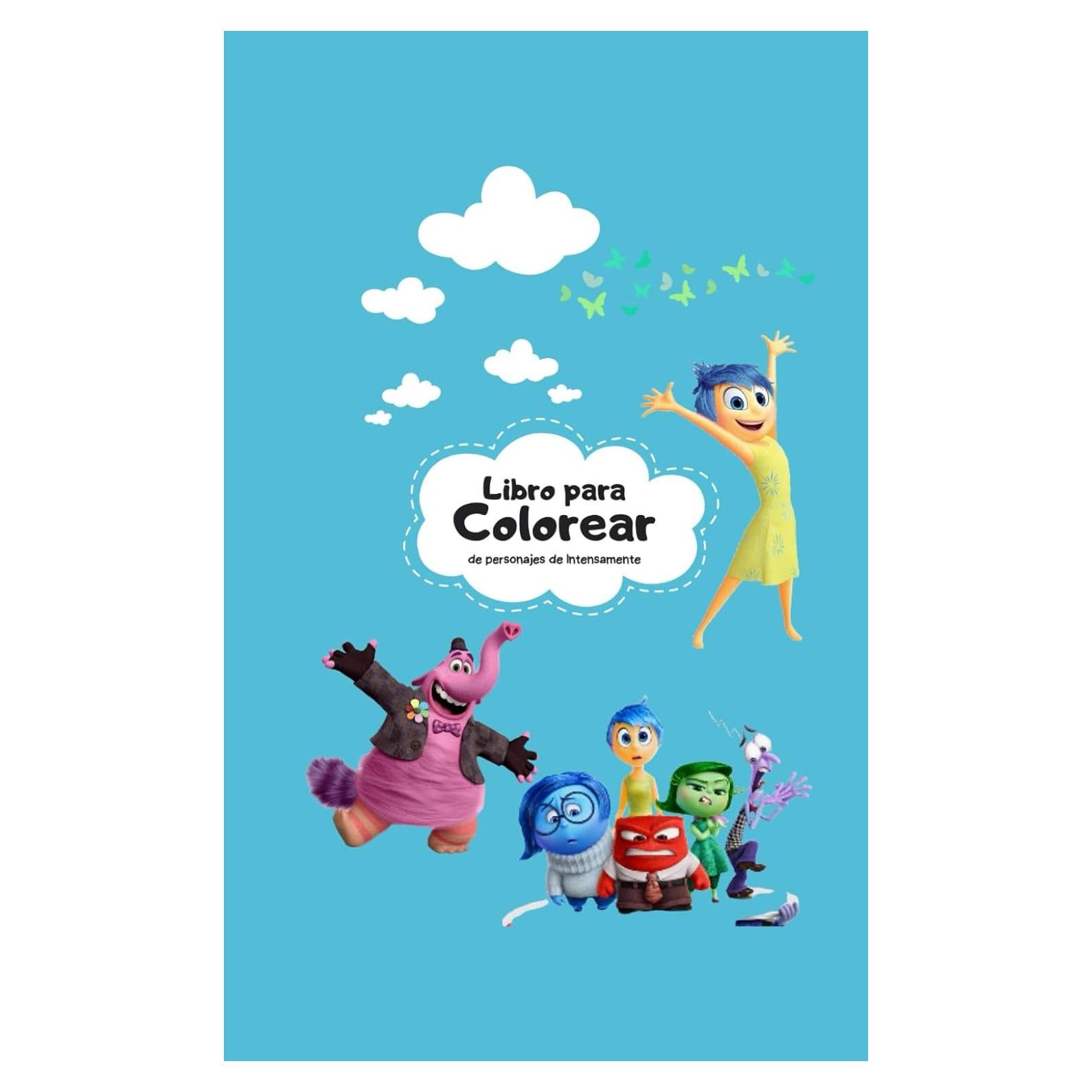 Libro para Colorear: de personajes de intensamente (Spanish Edition)