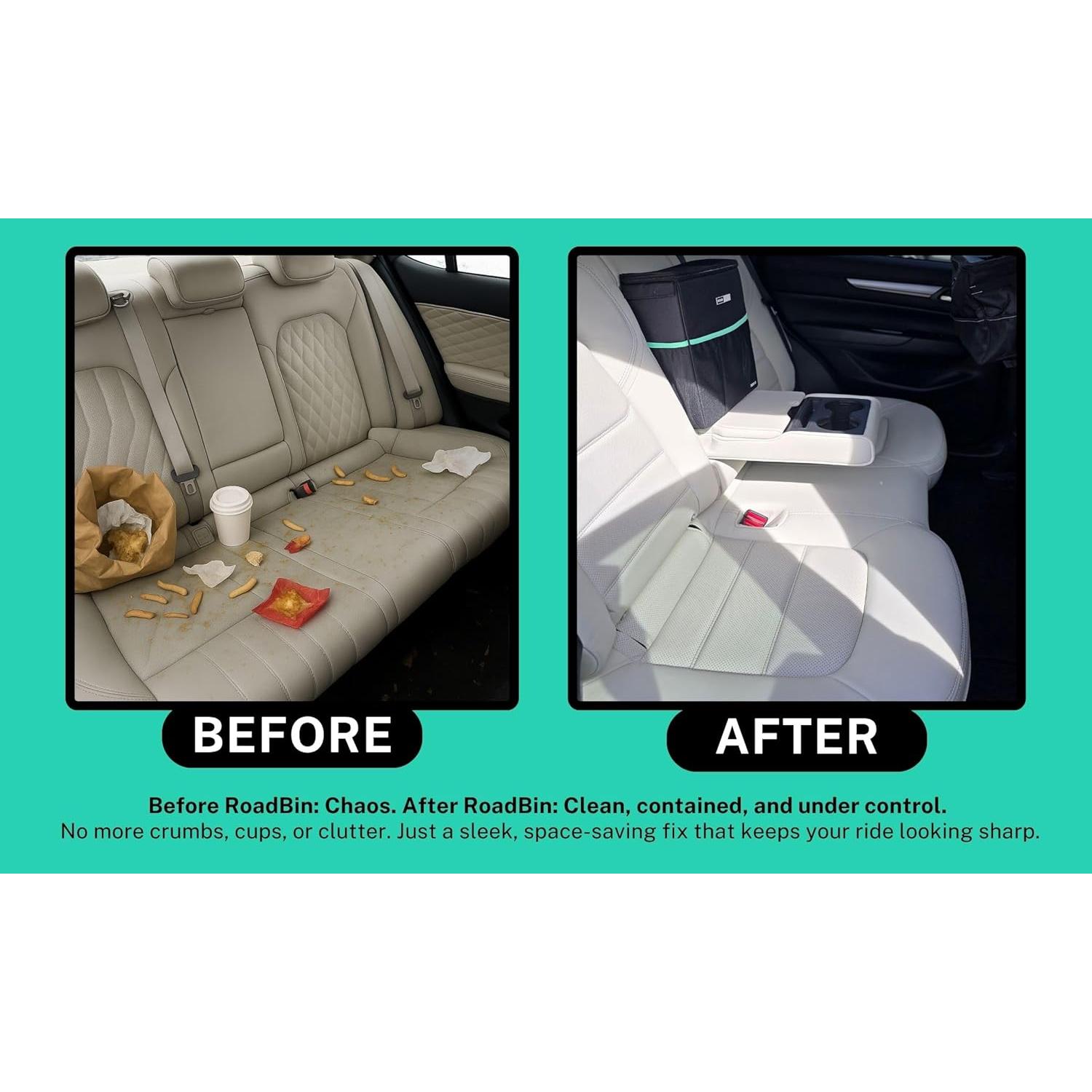 Basurero para Auto RoadBin Slim 9.46L a Prueba de Fugas