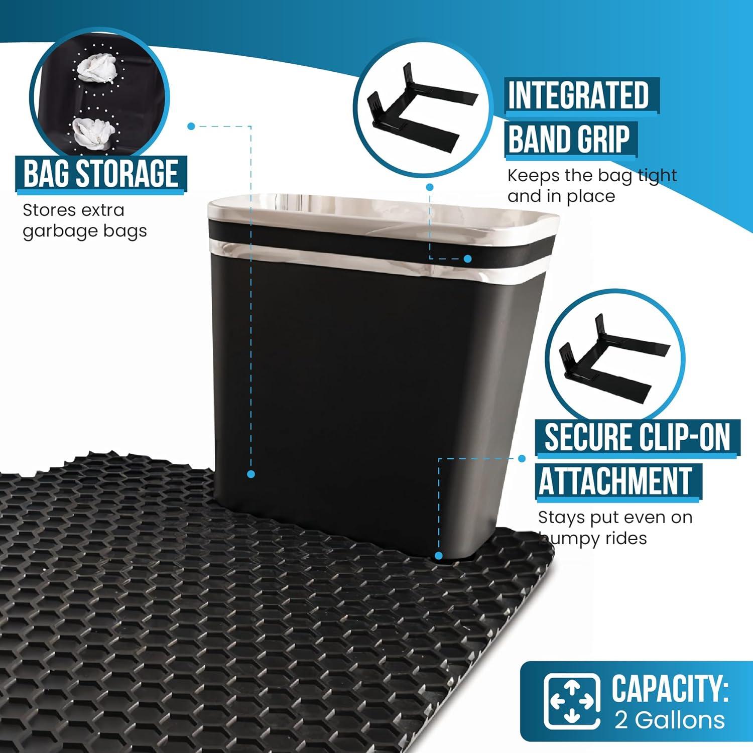 Basurero de Coche Carbage Can CBC001B Negro 100% Impermeable