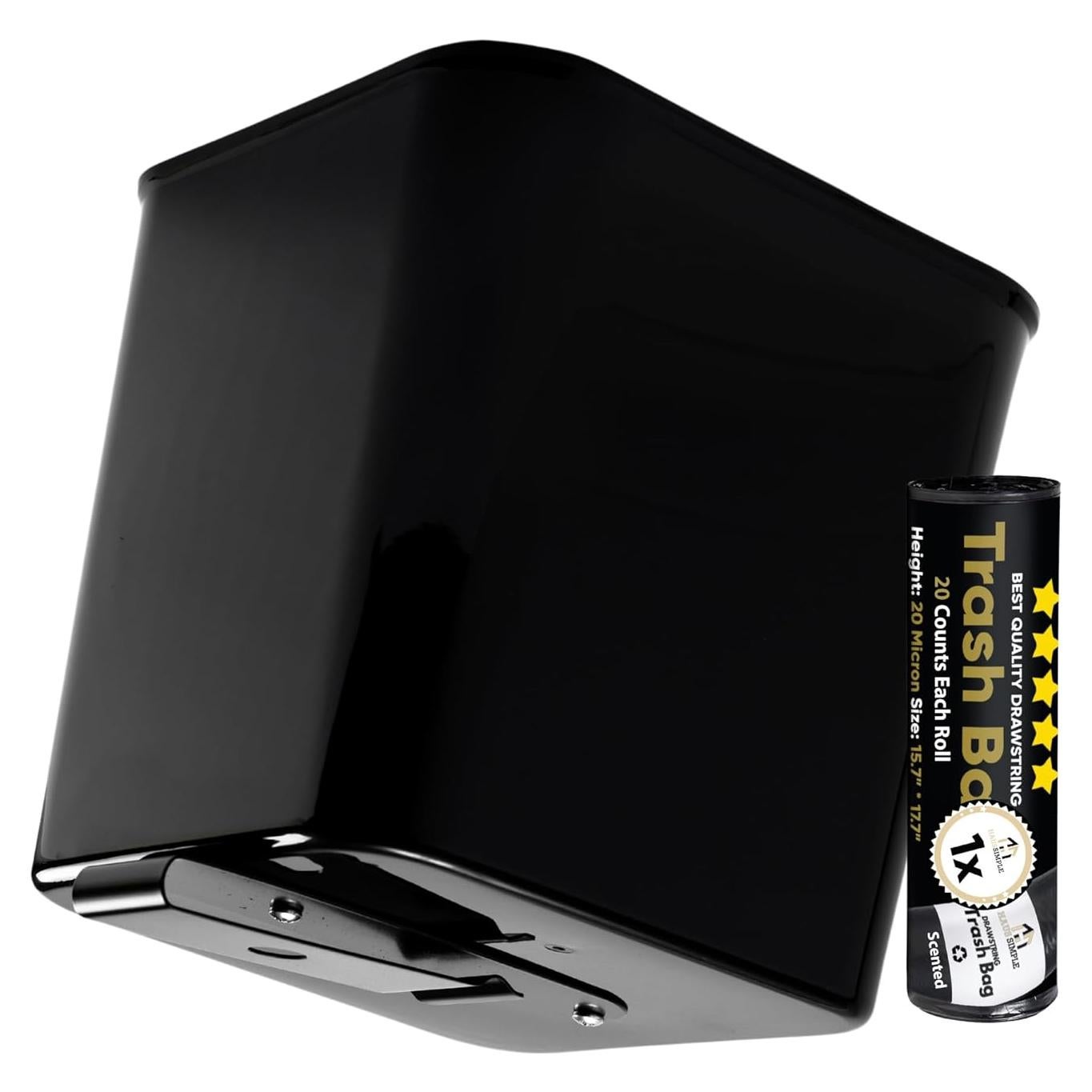 Basurero para Auto HAUSSIMPLE Grande Impermeable Negro