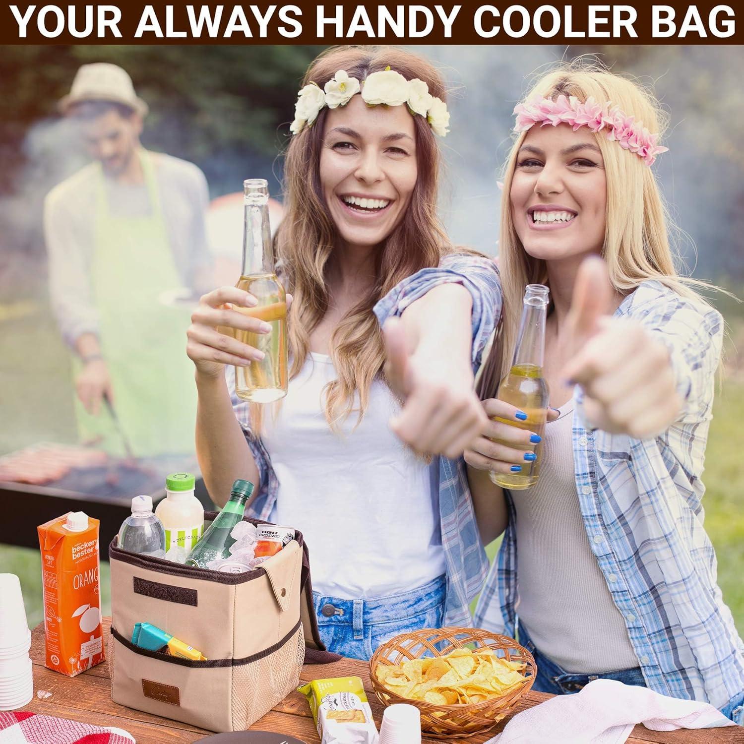 Bolsillo de Basura Creathing 7.57L Beige para Autos y SUVs