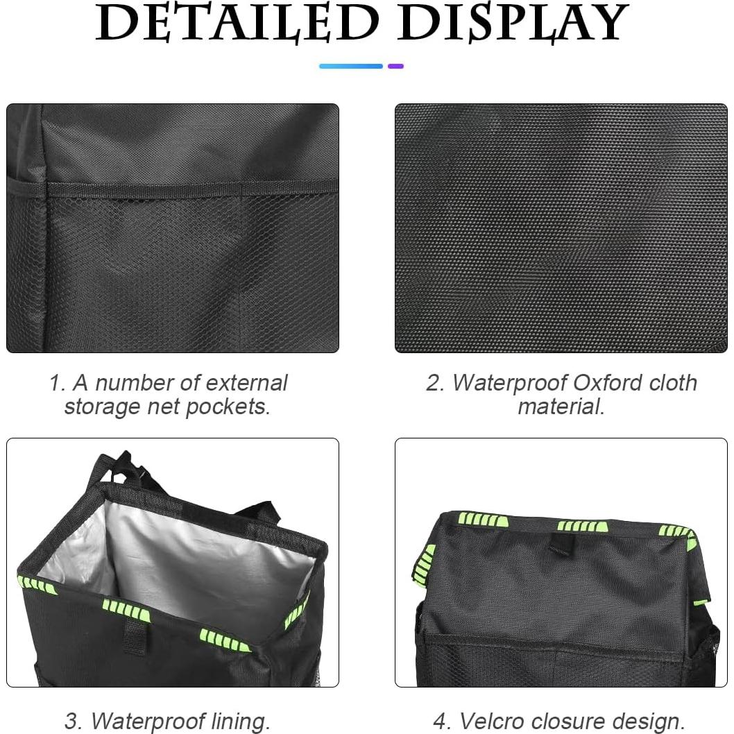 Basurero Colgante para Auto Fekey&JF 3L Impermeable Beige