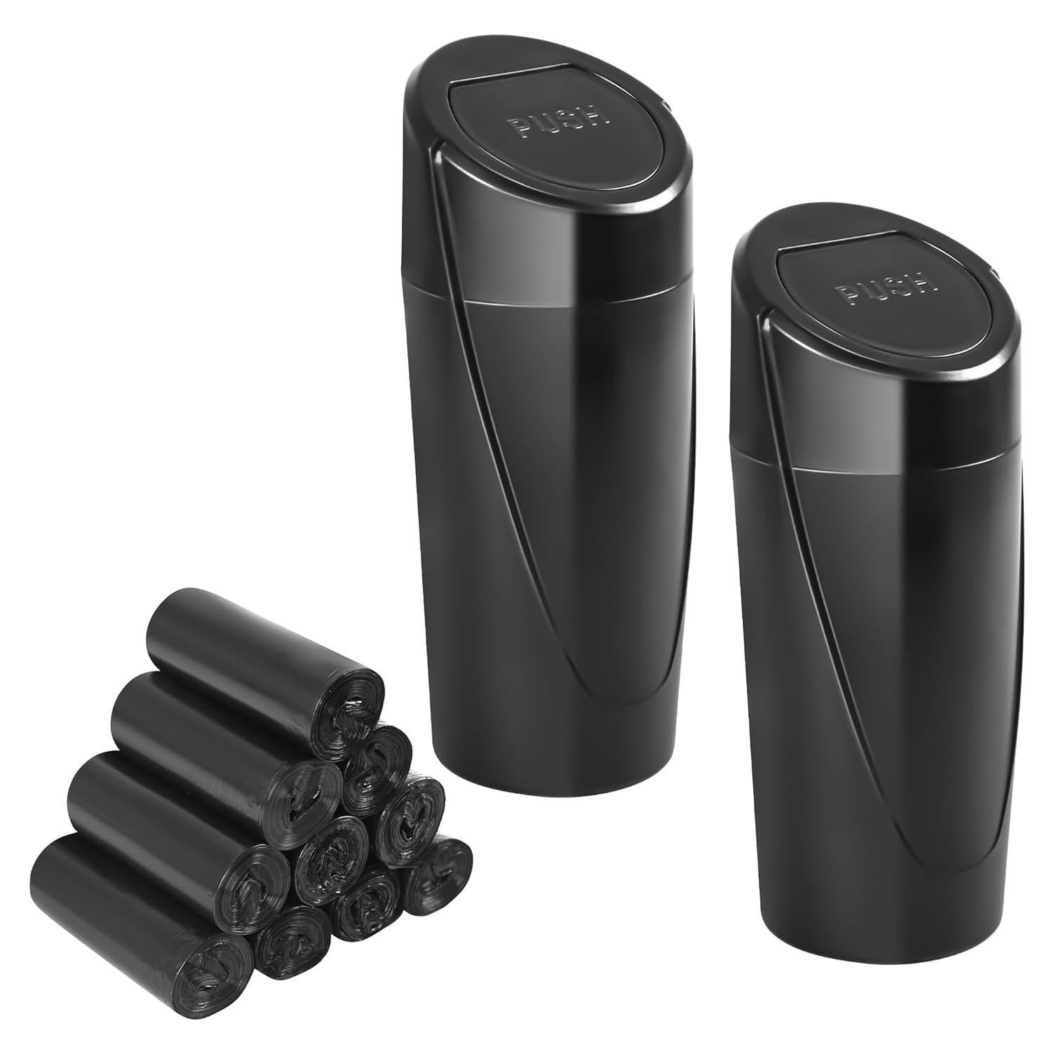 Paquete de 2 Botes de Basura para Auto EnthuLove con 150 Bolsas