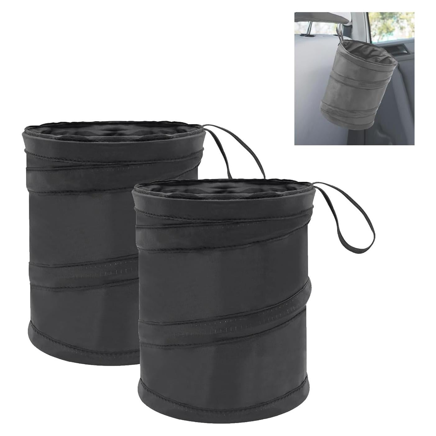 Basurero de Auto Plegable Havgufil 3.78L Impermeable Negro