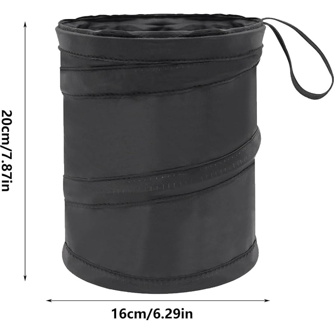 Basurero de Auto Plegable Havgufil 3.78L Impermeable Negro