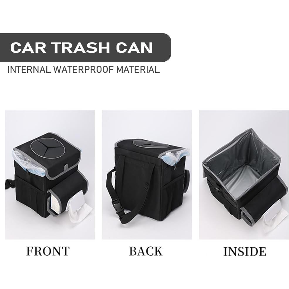 Basurero de Auto Plegable Upra con Tapa Impermeable 7.48L