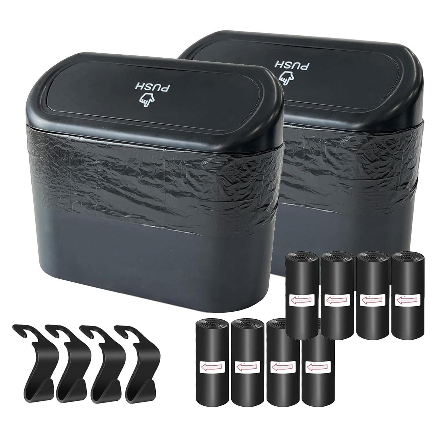 Bote de Basura para Auto KITBEST - 2 Paquetes, 120 Bolsas