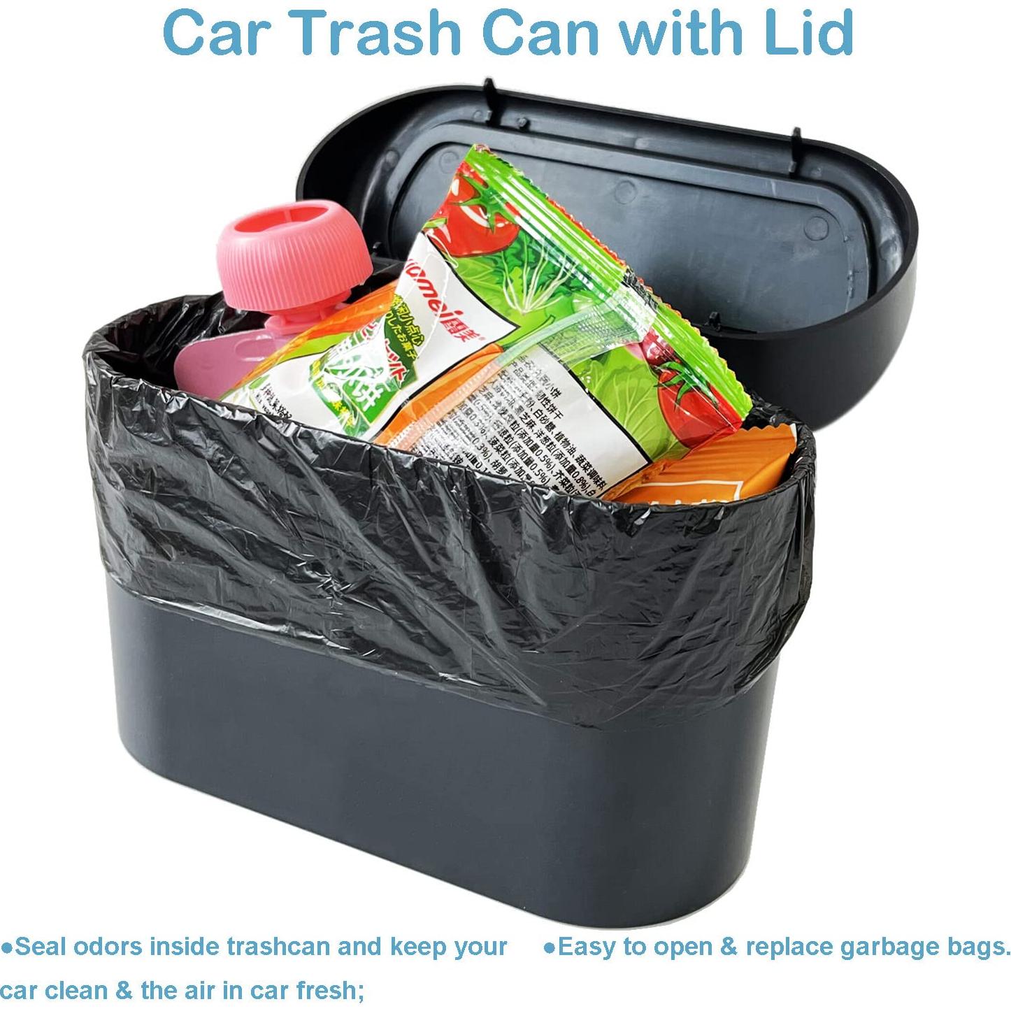 Bote de Basura para Auto KITBEST - 2 Paquetes, 120 Bolsas