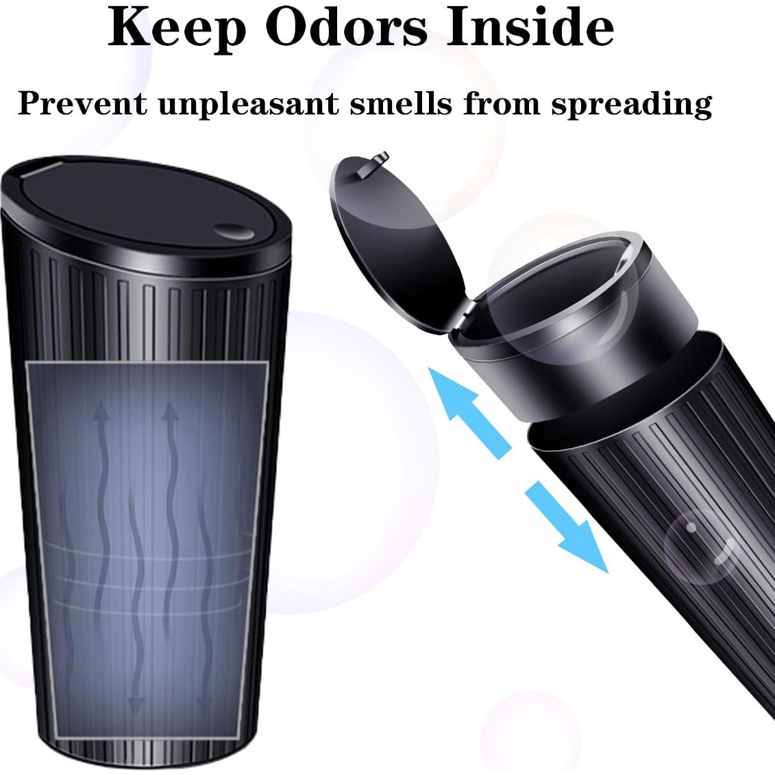 Cubo de Basura para Auto SGLRT - Paquete de 2 Unidades a Prueba de Fugas