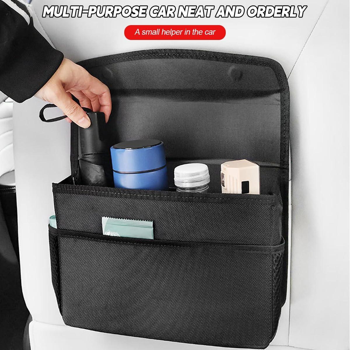 Basurero de Auto Osilly Colapsable Impermeable 30x21cm Negro