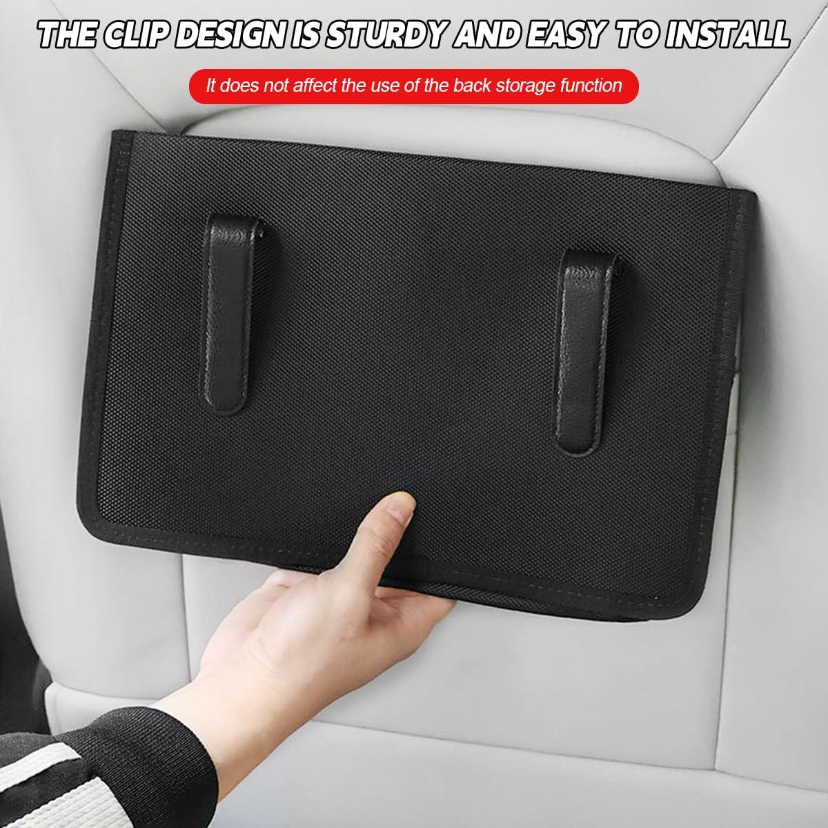 Basurero de Auto Osilly Colapsable Impermeable 30x21cm Negro