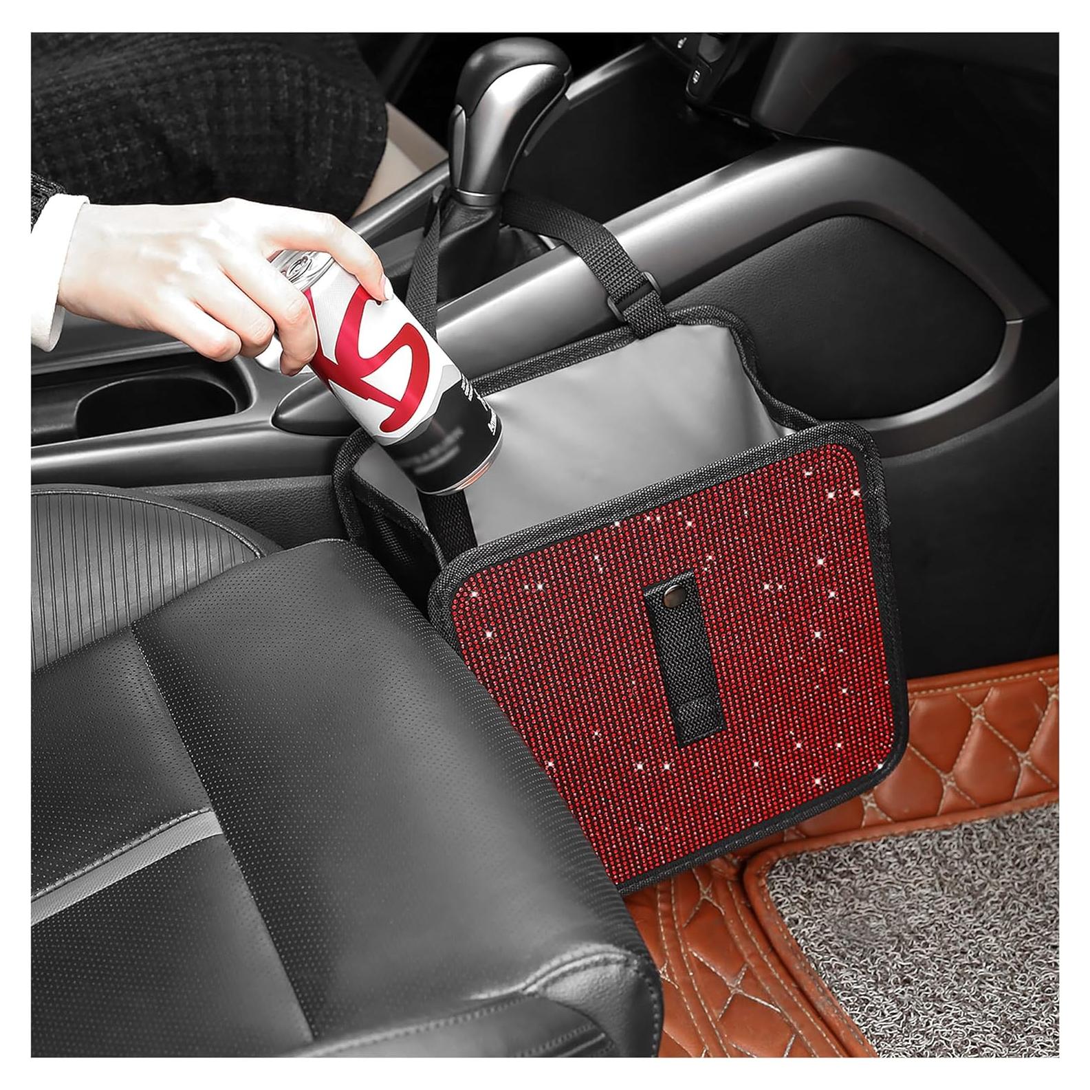 Cubos de Basura Plegables Wedfish para Automóviles - Rojo