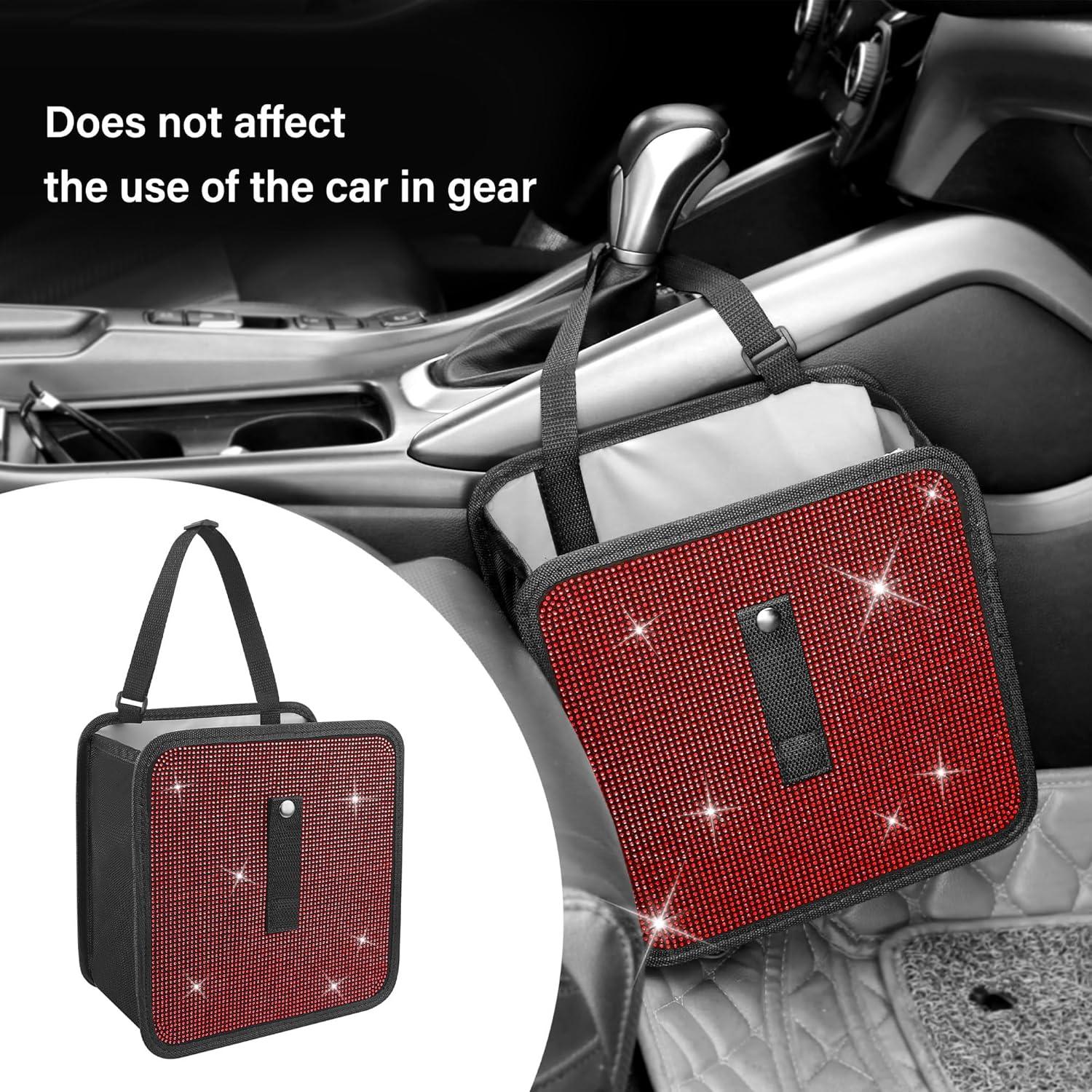 Cubos de Basura Plegables Wedfish para Automóviles - Rojo