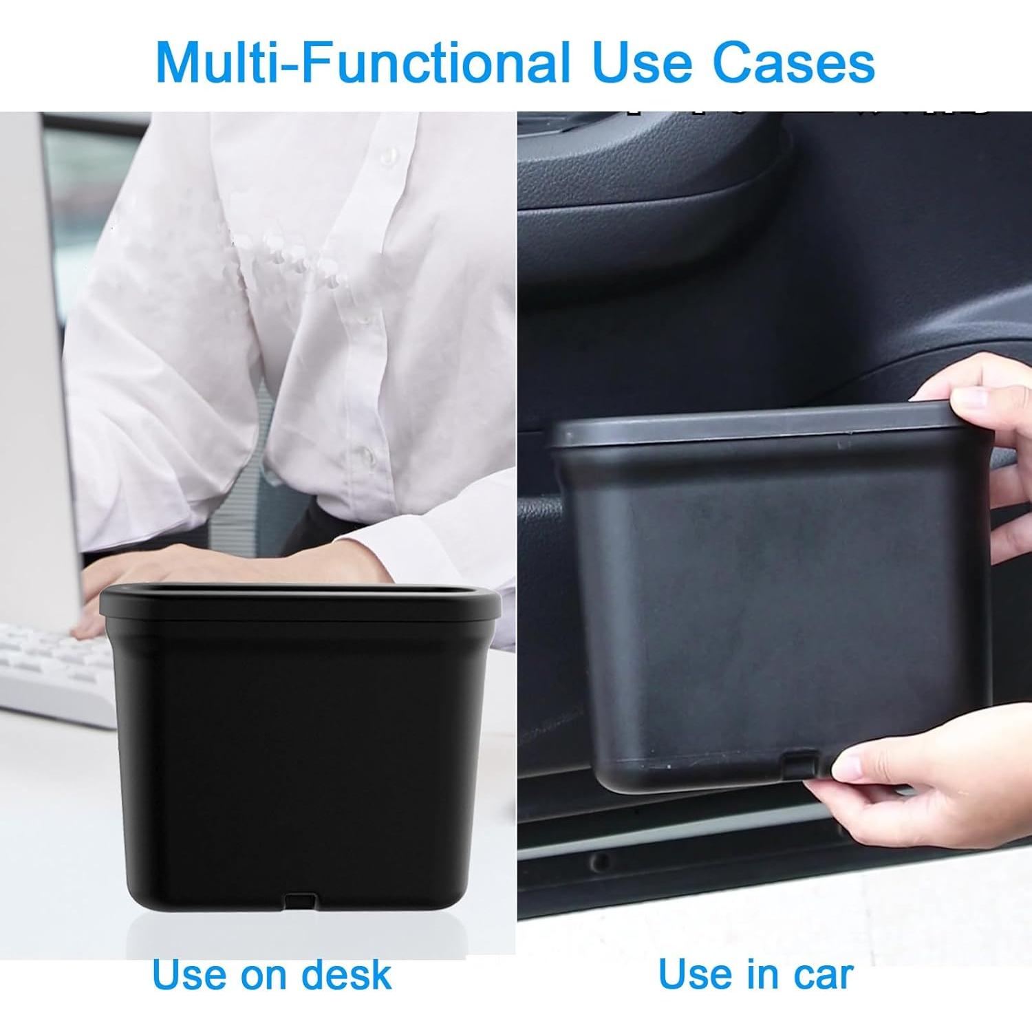 Basurero de Auto Doble Compartimento MargGona - Verde y Azul