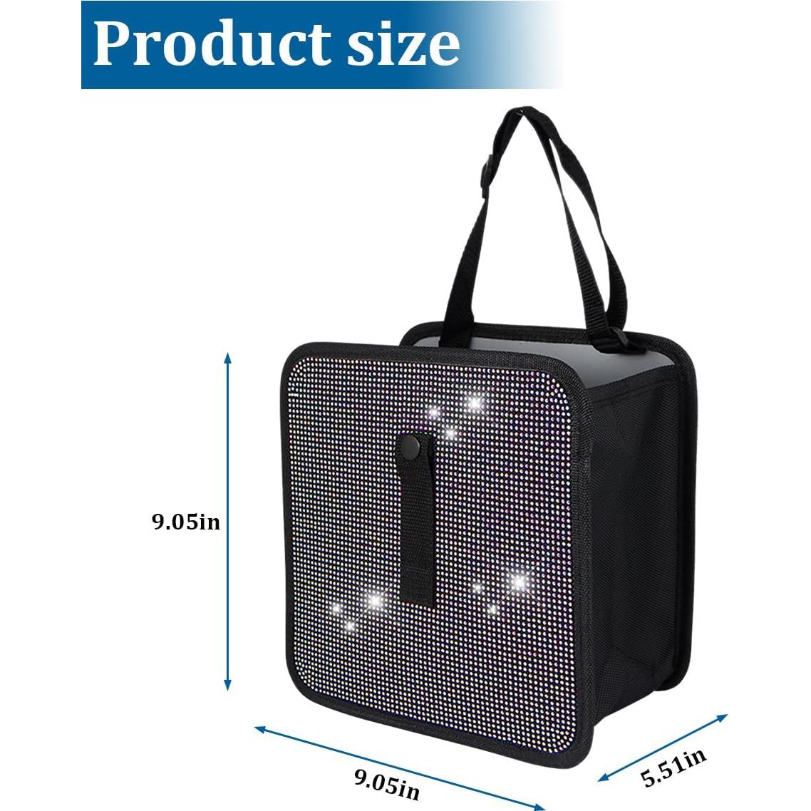 Basurero Plegable para Auto BELOMI 7L Impermeable Color AB