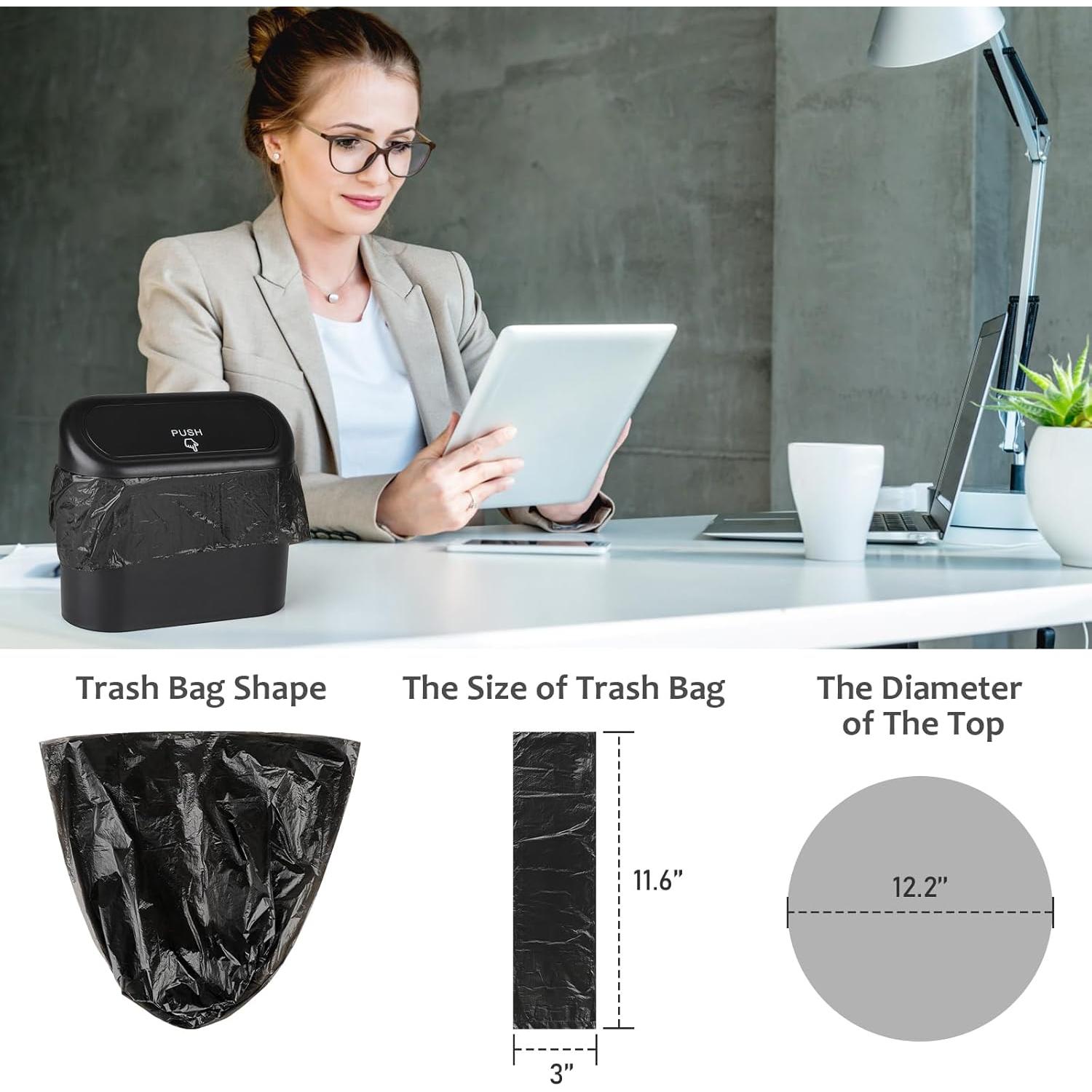 Bolsas de Basura Mini Accmor 30x30cm 90 Unidades para Auto