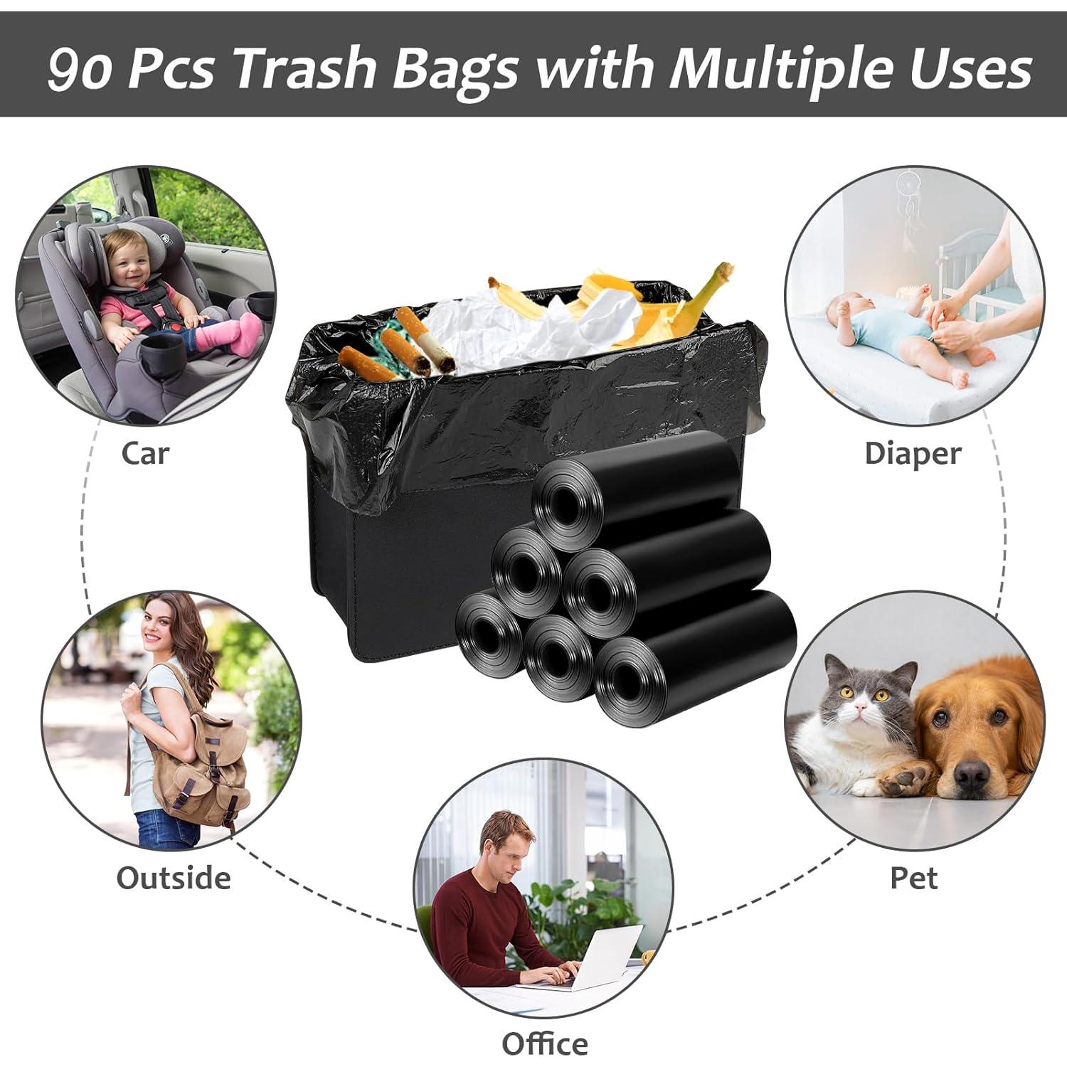 Bolsas de Basura Mini Accmor 30x30cm 90 Unidades para Auto