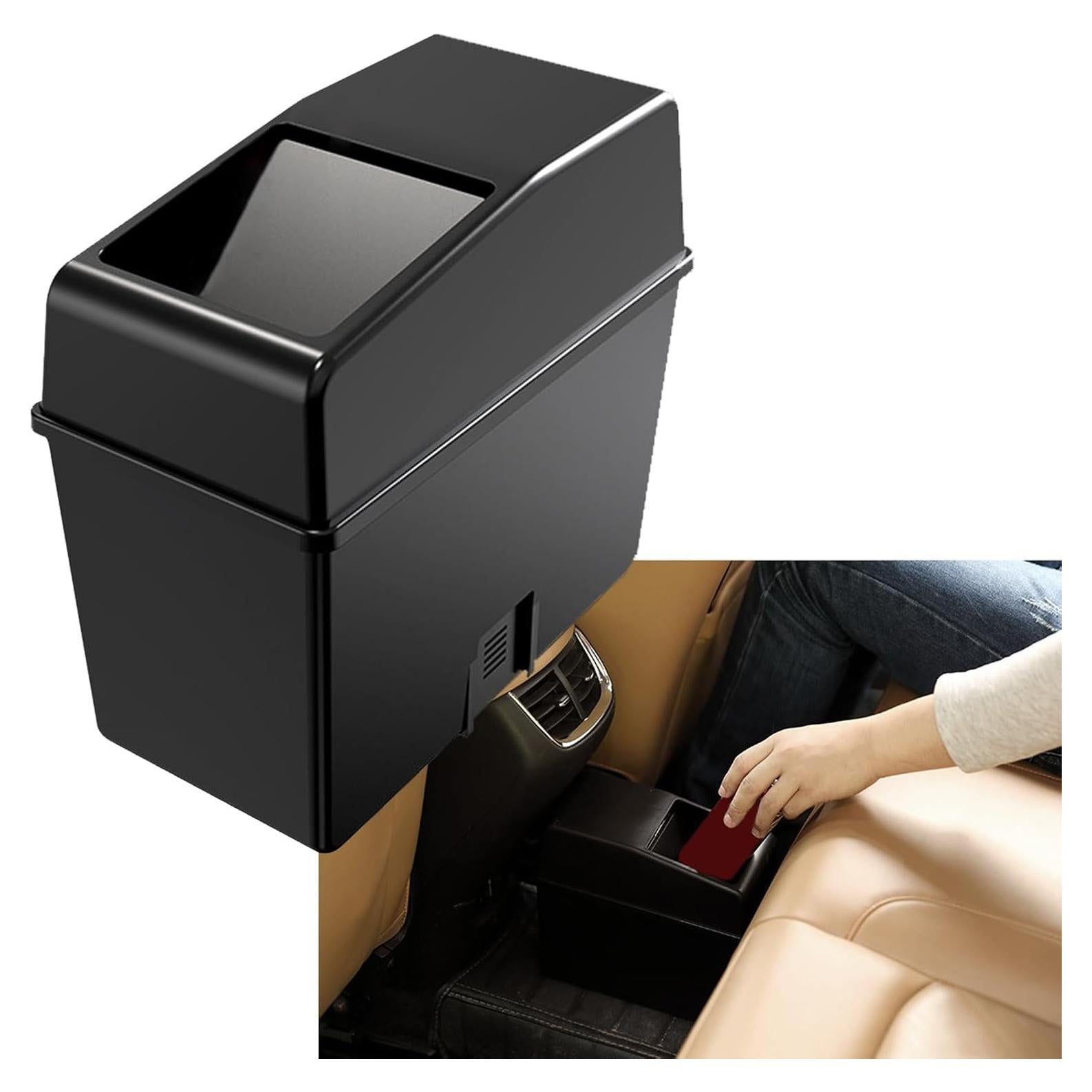 Basurero de Auto Yumfugu 2L Negro Organizador Multifuncional