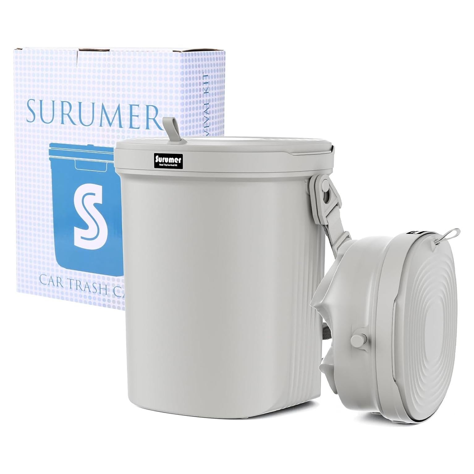 Basurero de Silicona para Auto Surume 2 Galones Impermeable