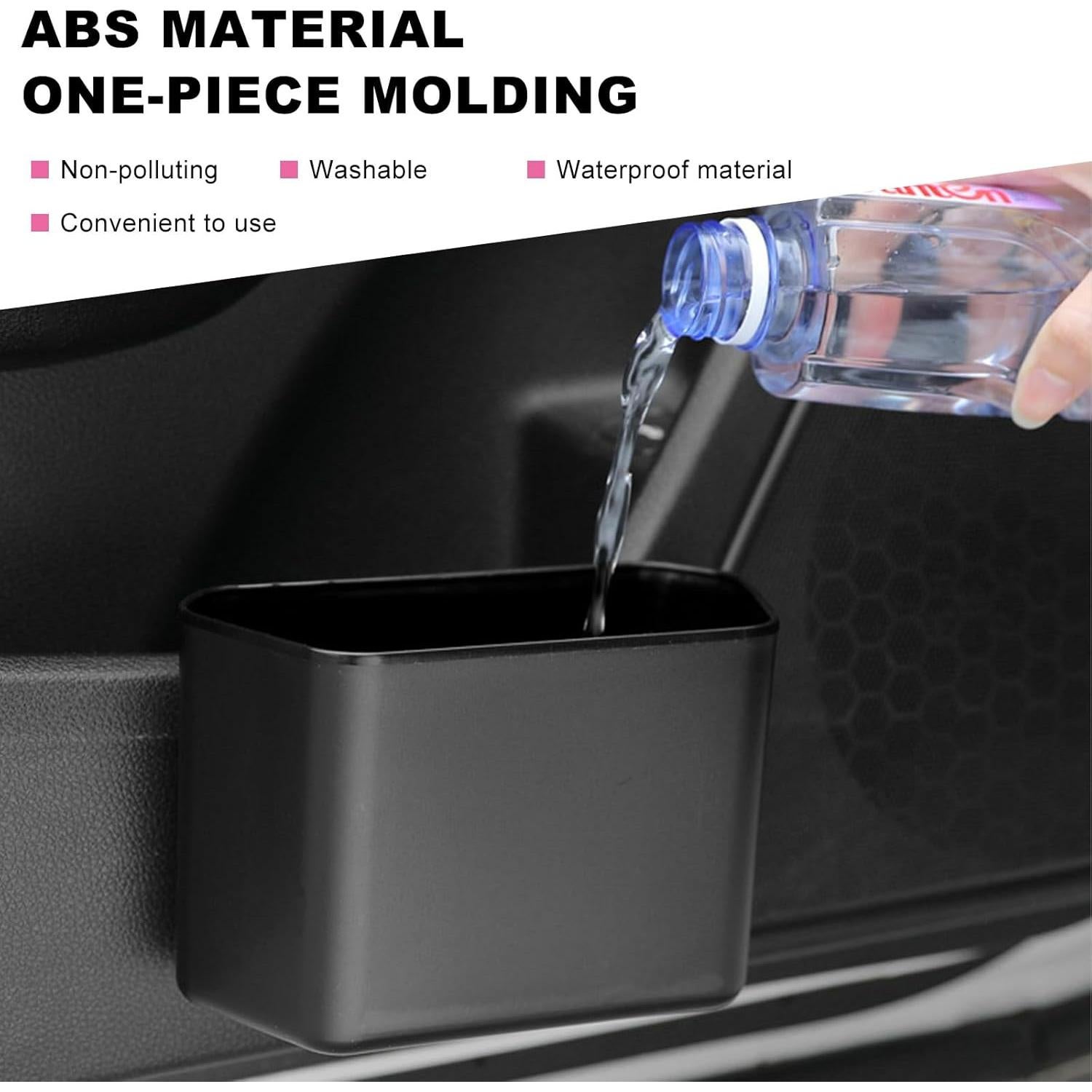 Basurero de coche con tapa Yourkar azul 17.8L portátil