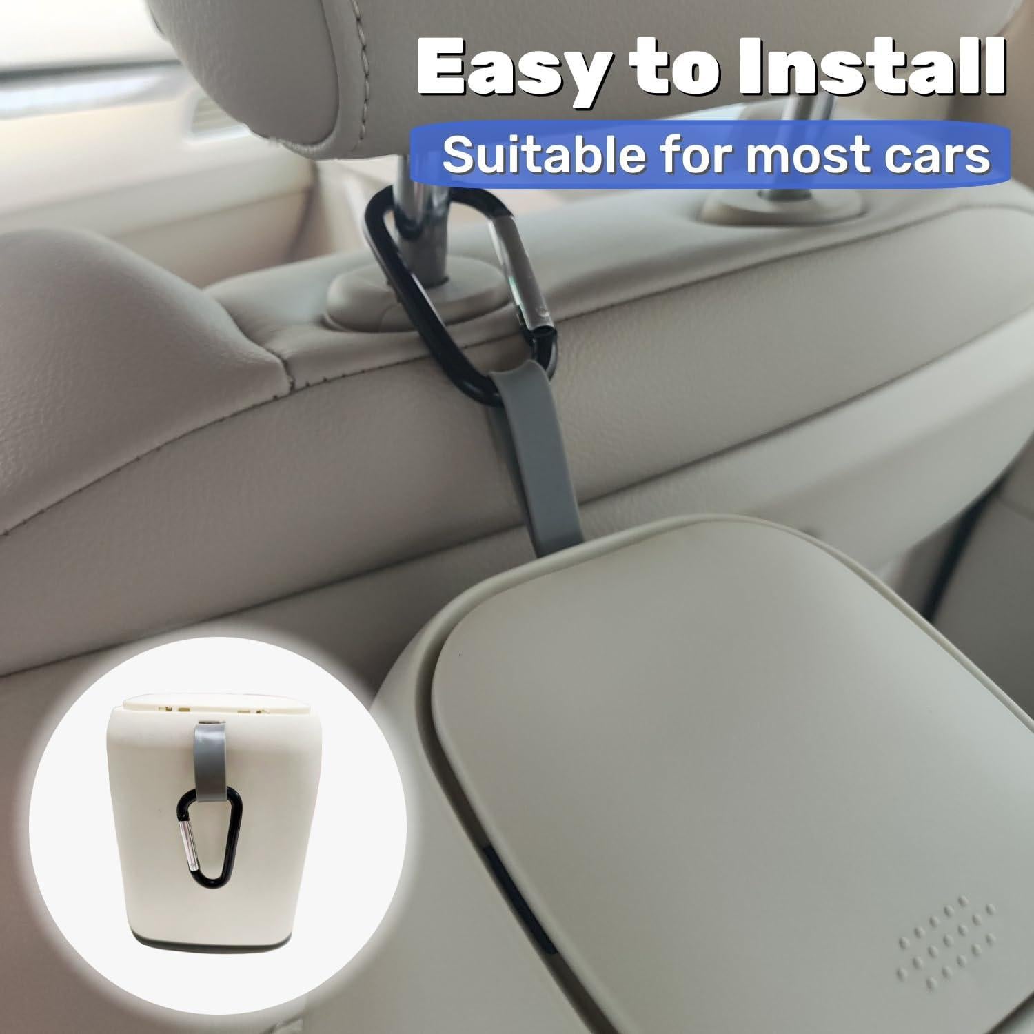 Basurero de Coche Zigihos Nube Sonriente 1350ml Tapa Abatible