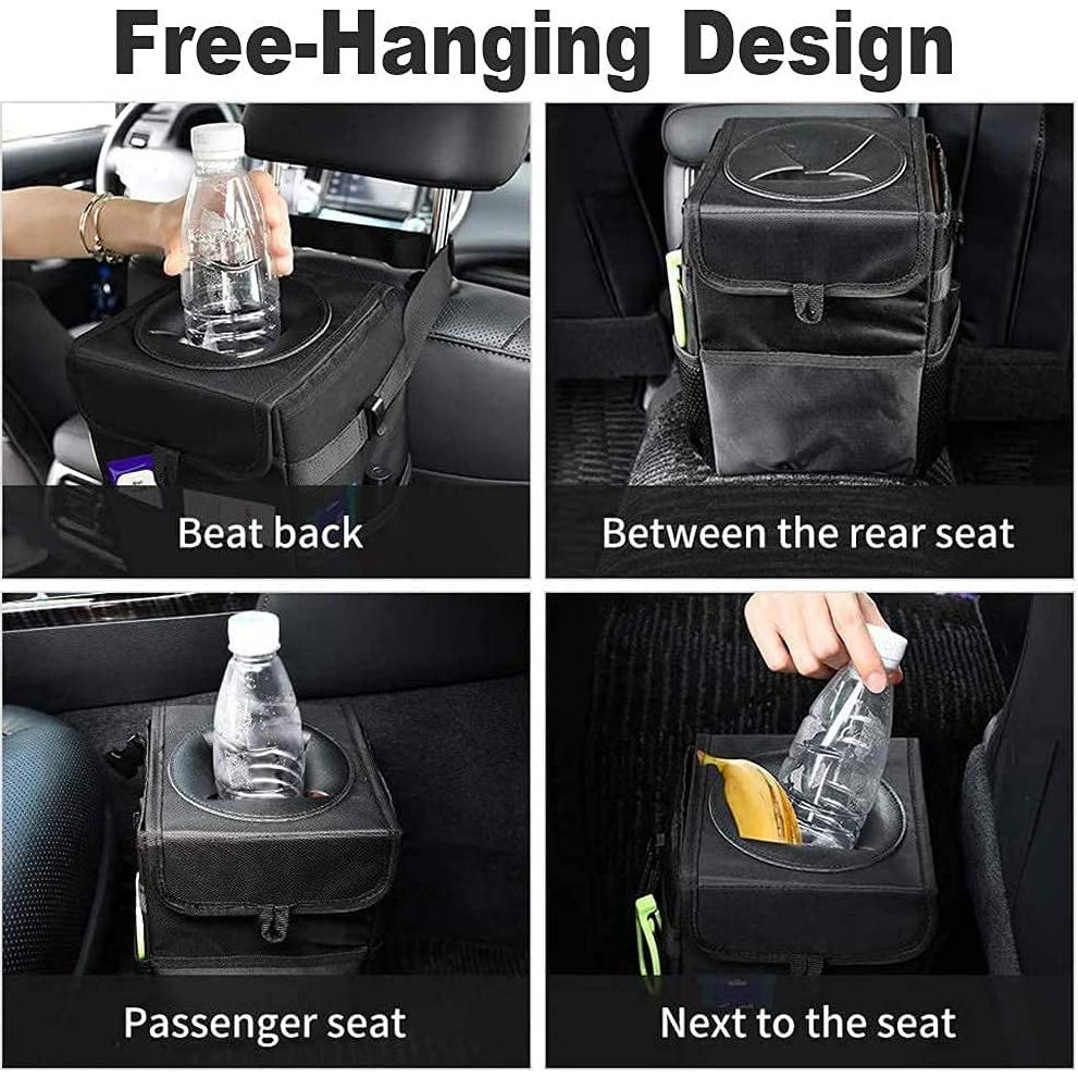 Bolsa de Basura Impermeable para Auto Kartisen 24.1cm - Café